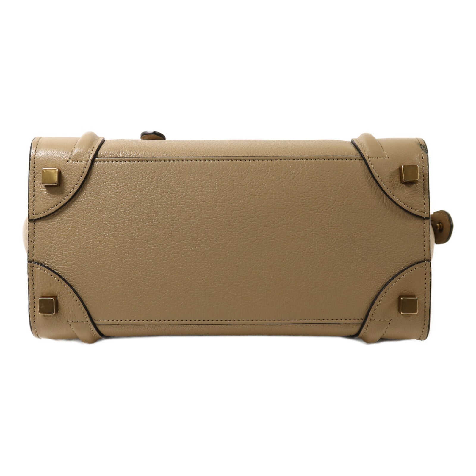 CELINE 牛皮皮革Micro Luggage金扣手挽袋