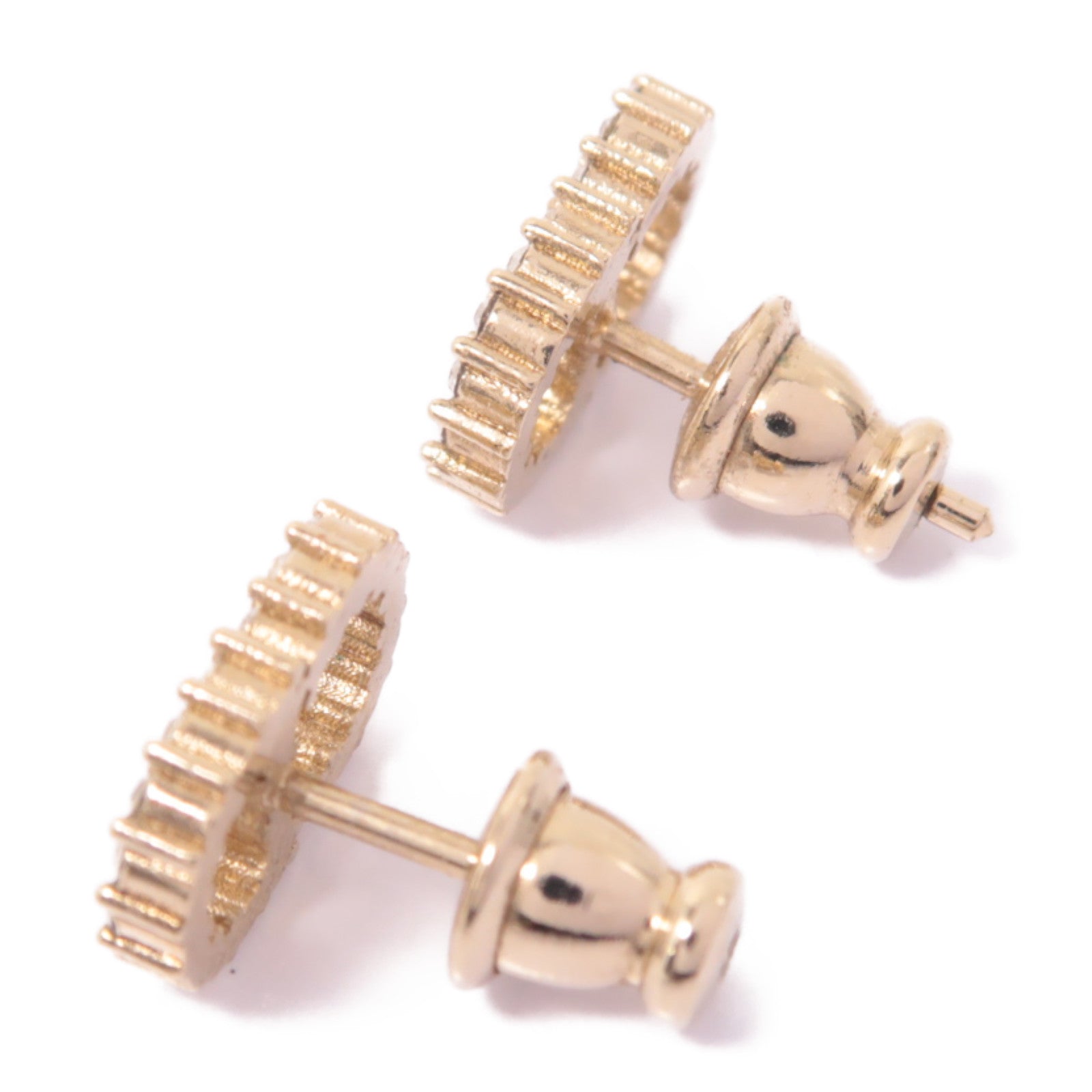Dior PVC/金屬Earrings耳環金色/透明