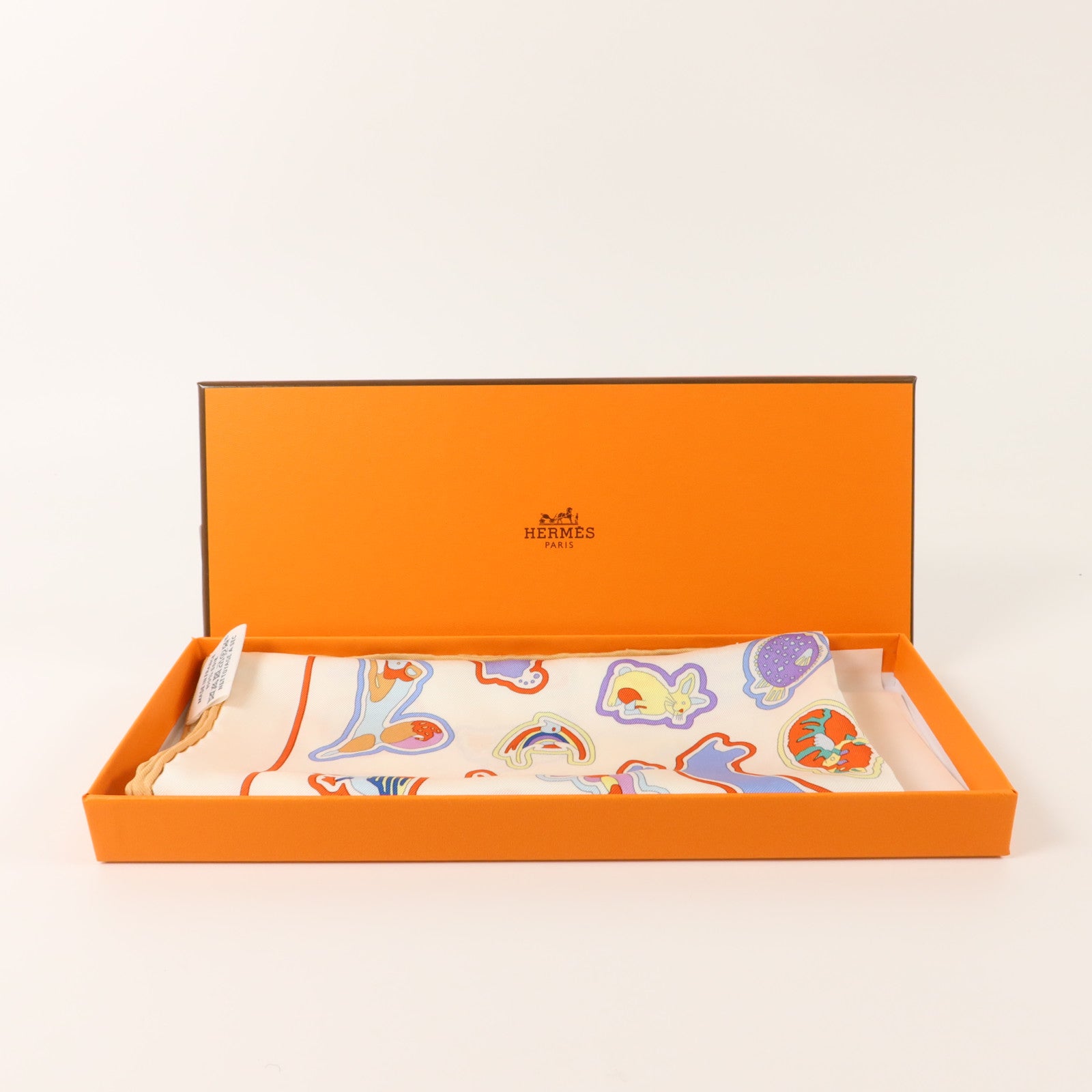 HERMES 絲質Scarf 45x45cm絲巾