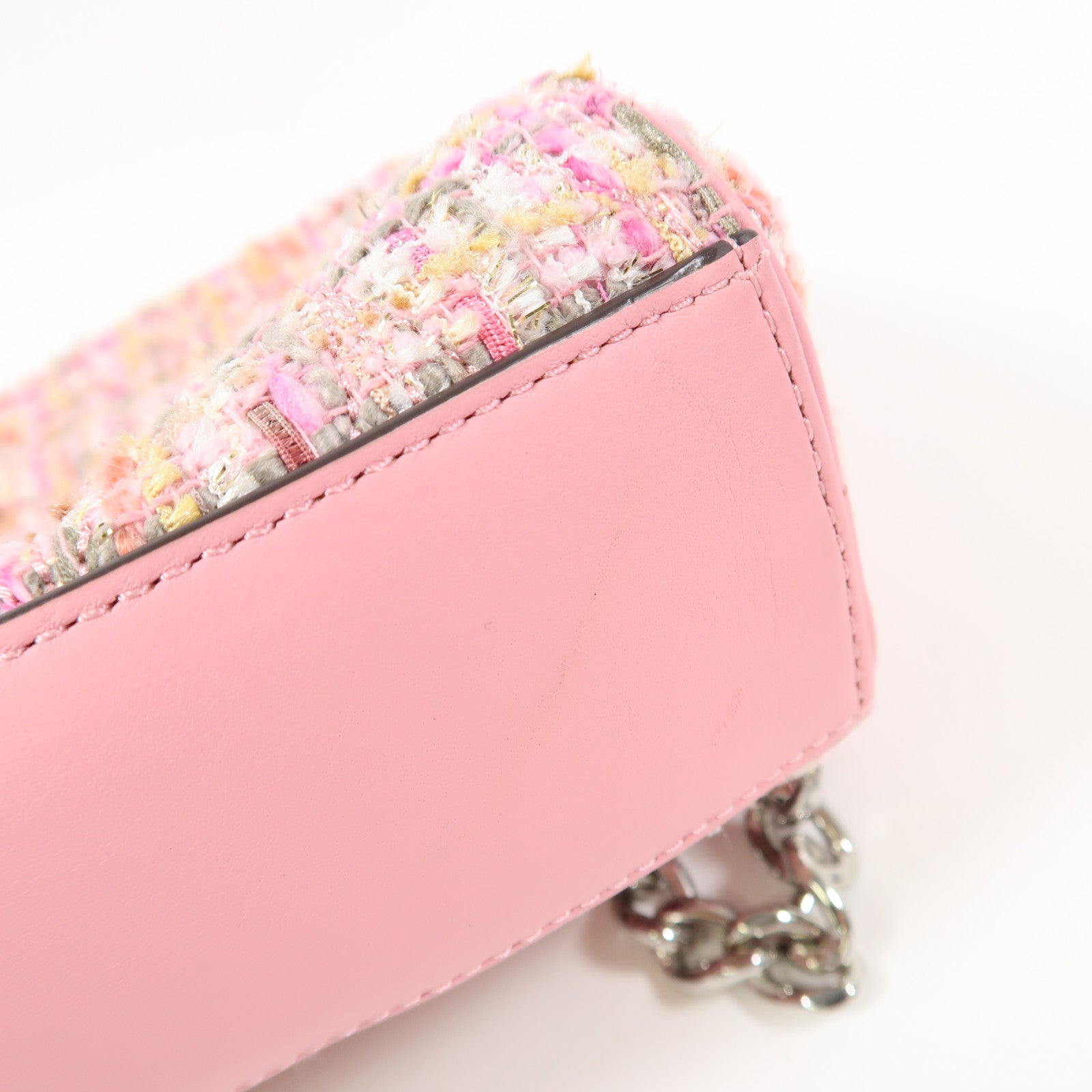 Kate Spade 【激減優惠】Tweed Shoulder Bag銀扣鏈帶肩背袋