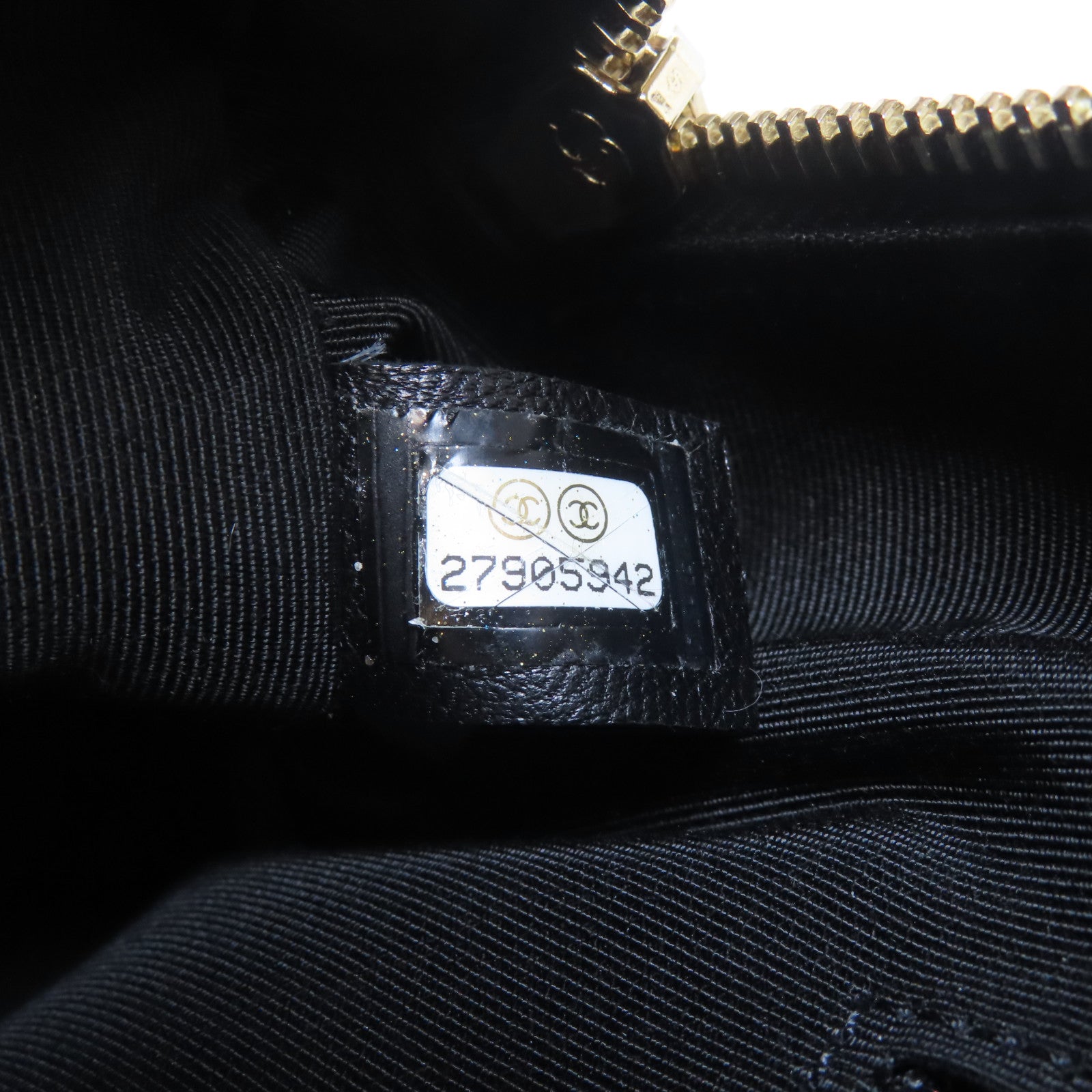 CHANEL 菱格牛皮皮革2way Shoulder Bag金扣鏈帶手挽肩背兩用袋黑色