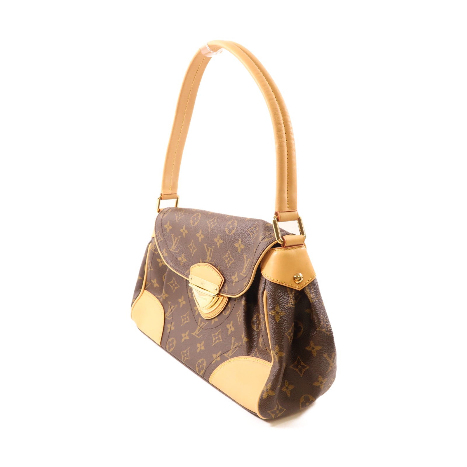 LOUIS VUITTON Monogram Beverly MM金扣肩背袋