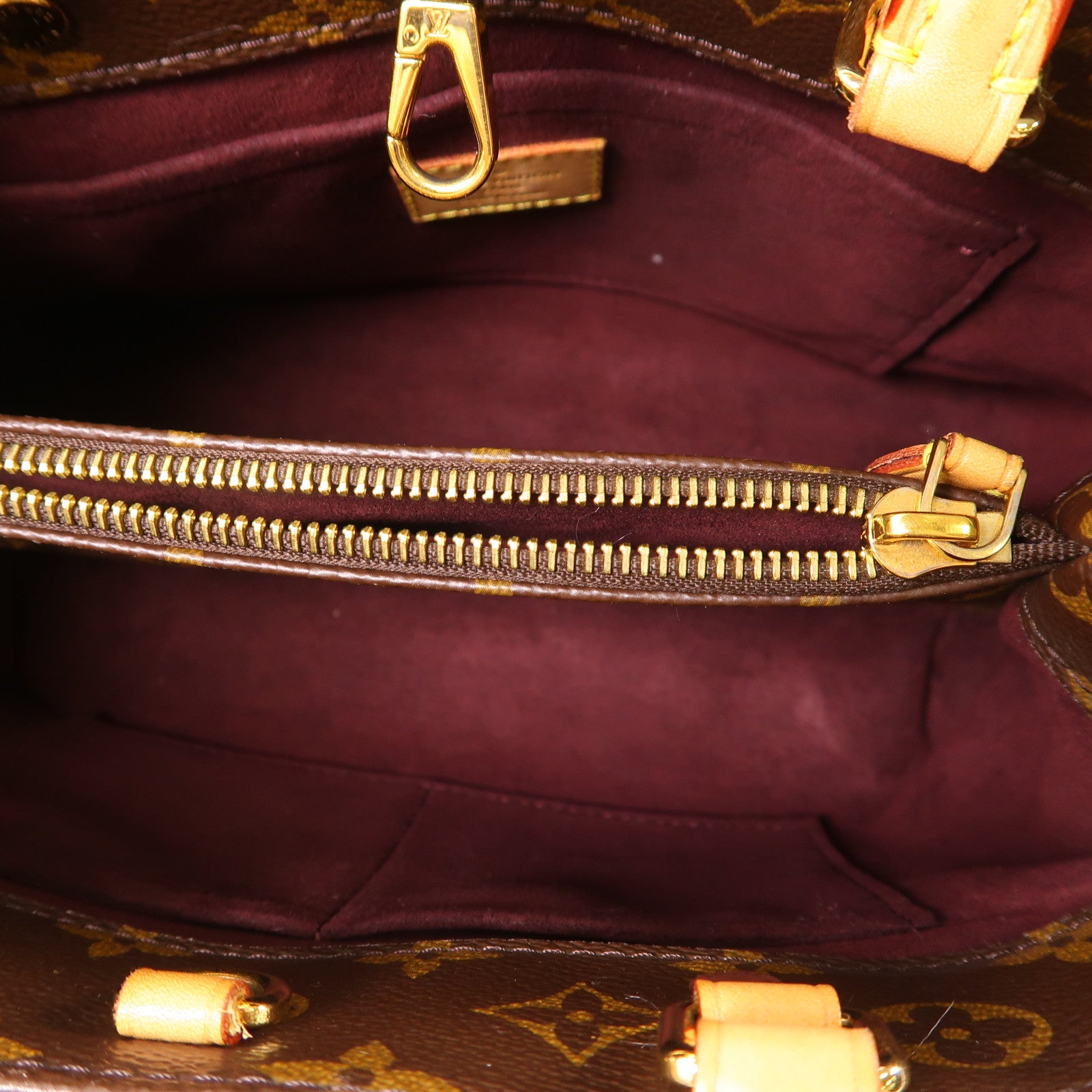LOUIS VUITTON LV GHW Montaigne BB 2 Way Shoulder Bag M41055 Monogram Brown