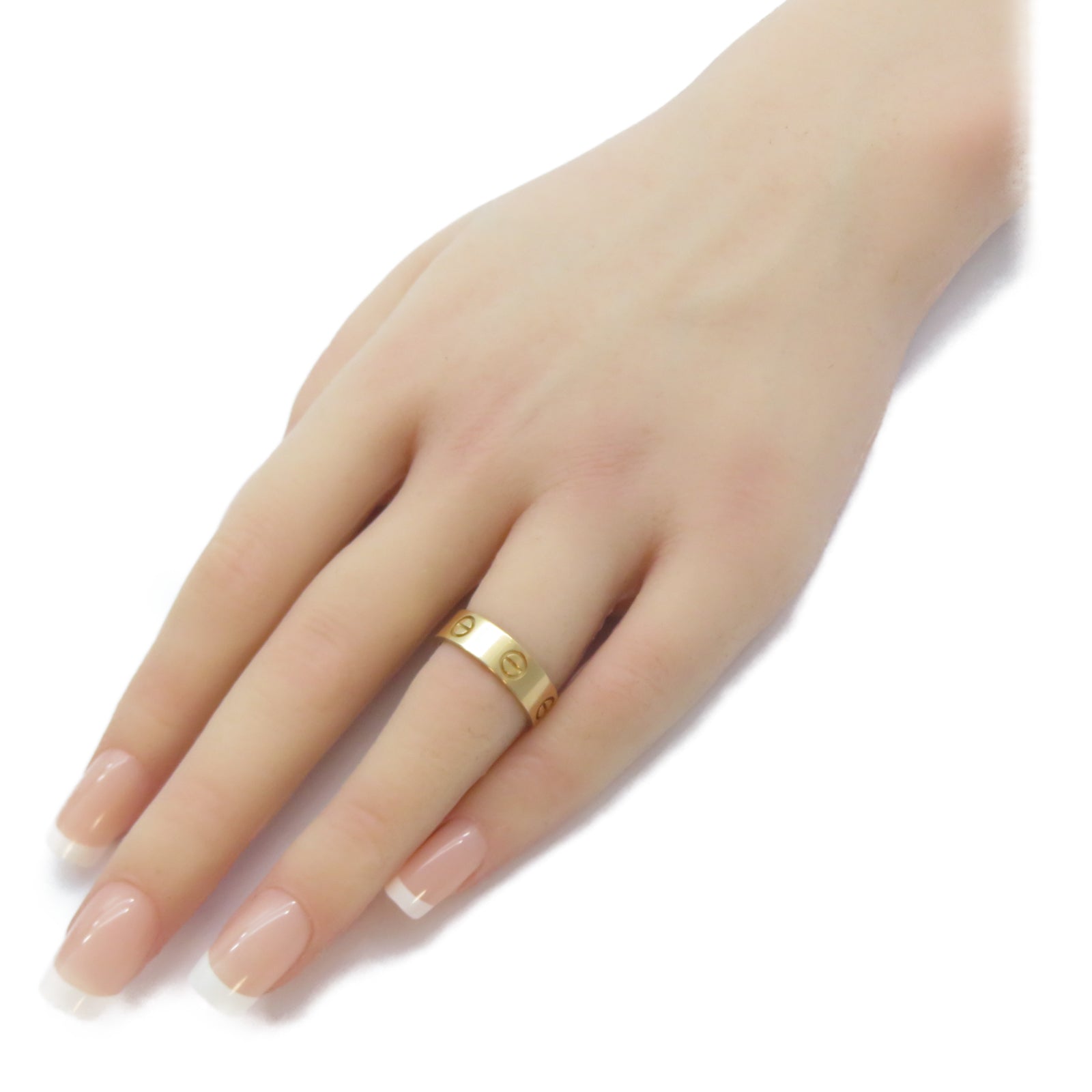 CARTIER 18K玫瑰金Love Ring戒指Cartier#52/US#6