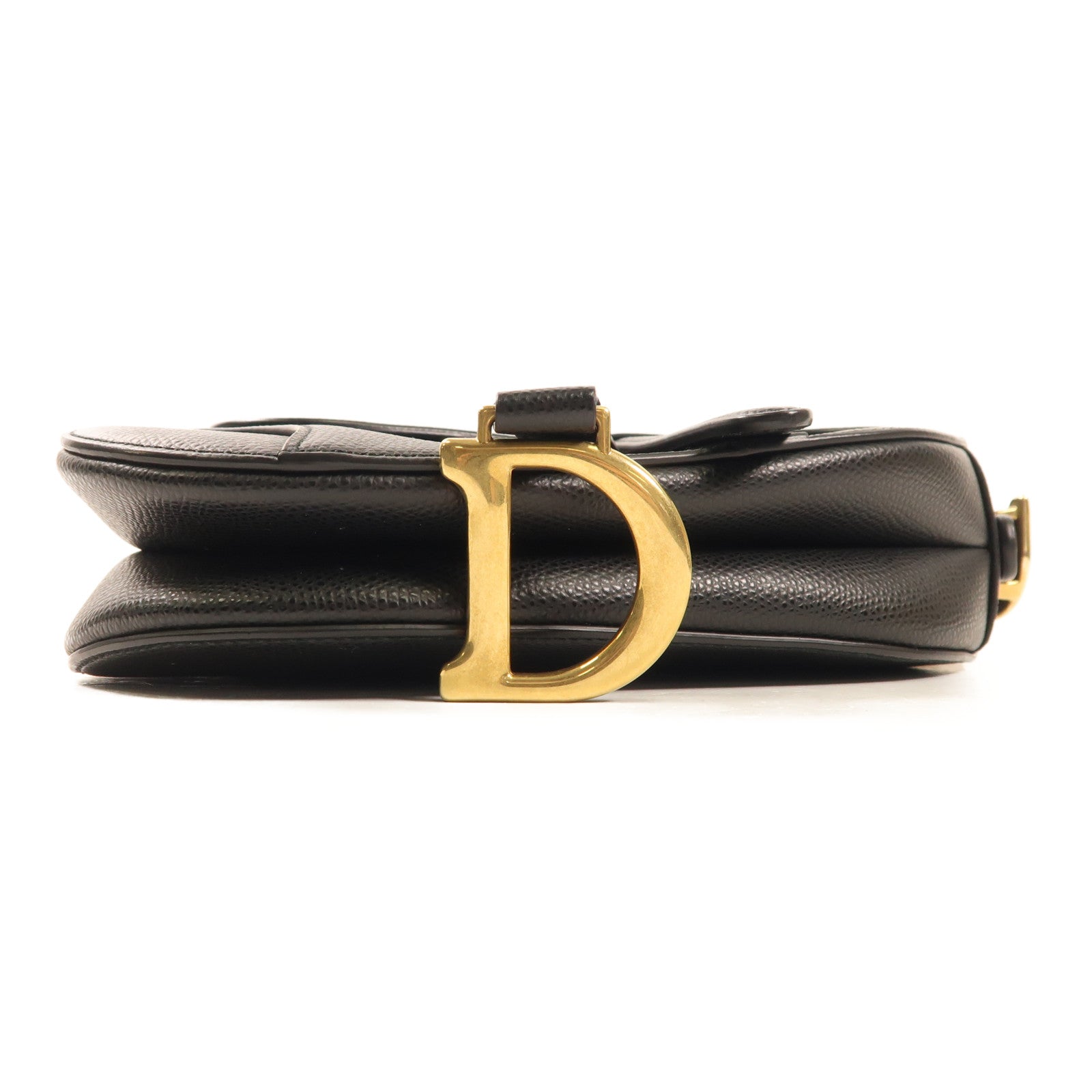 Dior 牛皮皮革Saddle Mini金扣手挽肩背兩用袋