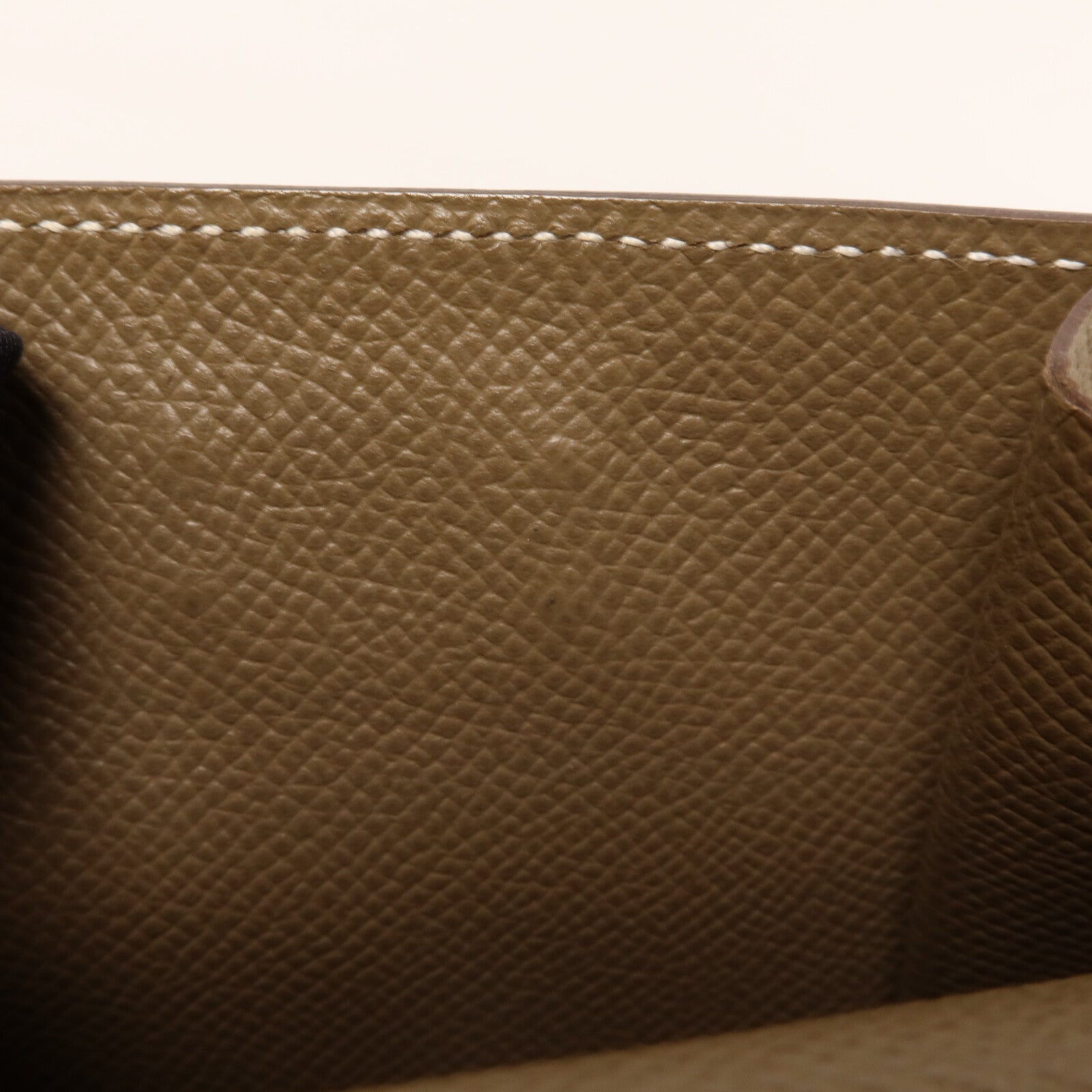 HERMES Epsom皮革Kelly Pocket Compact Wallet錢包Etoupe