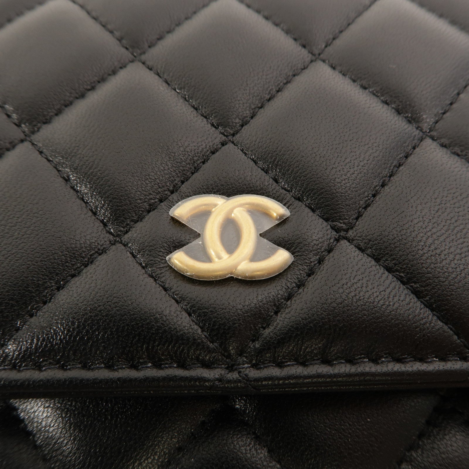 CHANEL 羊皮皮革WOC Wallet On Chain鏈帶肩背袋