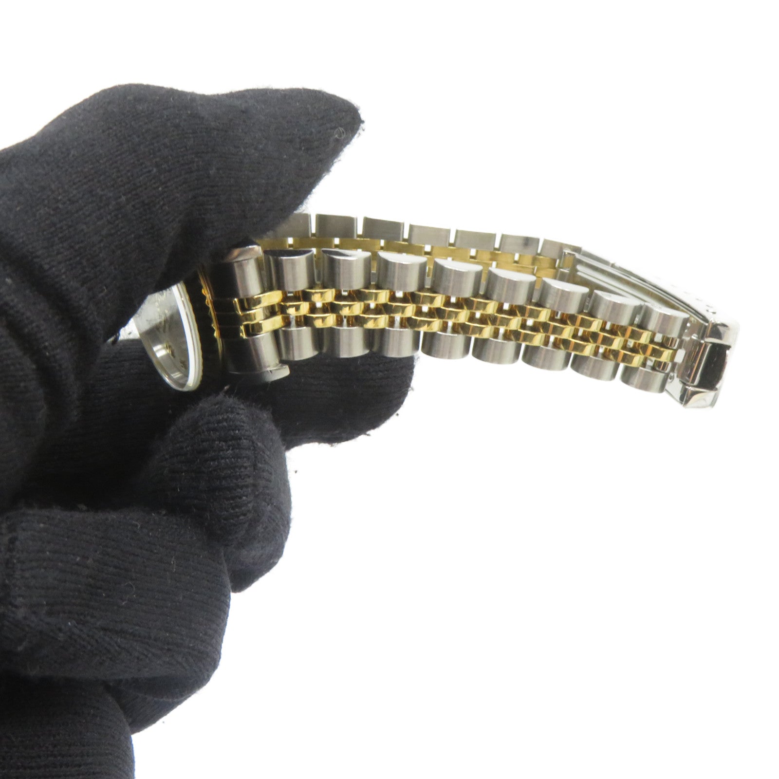 ROLEX Datejust Lady 26 1990不鏽鋼/18K黃金手錶自動機芯米色