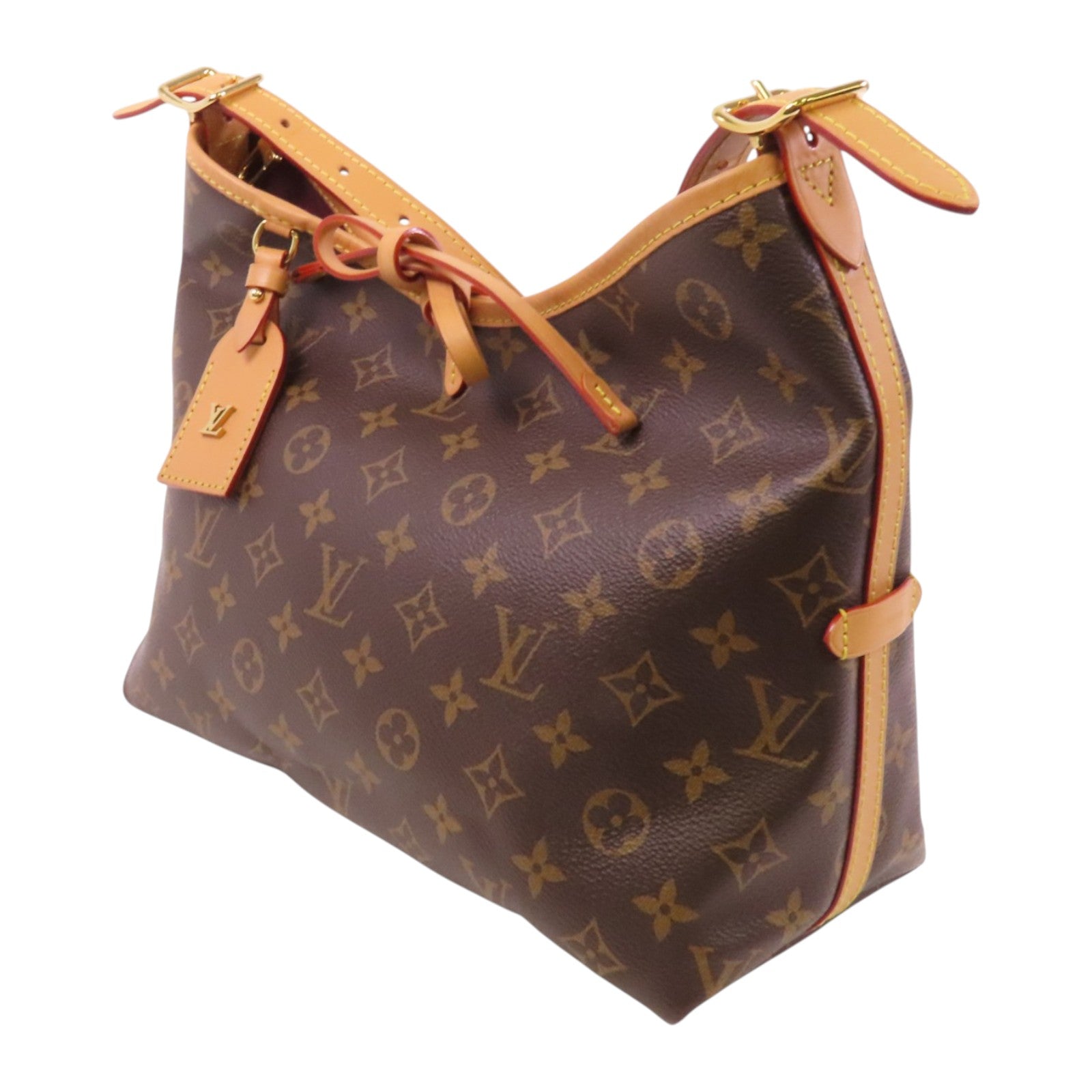 LOUIS VUITTON Monogram CarryAll PM金扣肩背袋