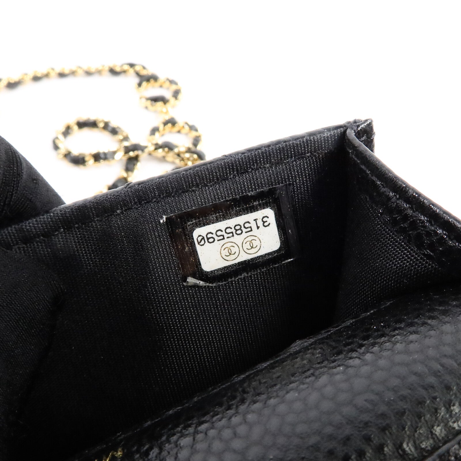 CHANEL 牛皮皮革Mini Walllet On Chain鏈帶肩背袋