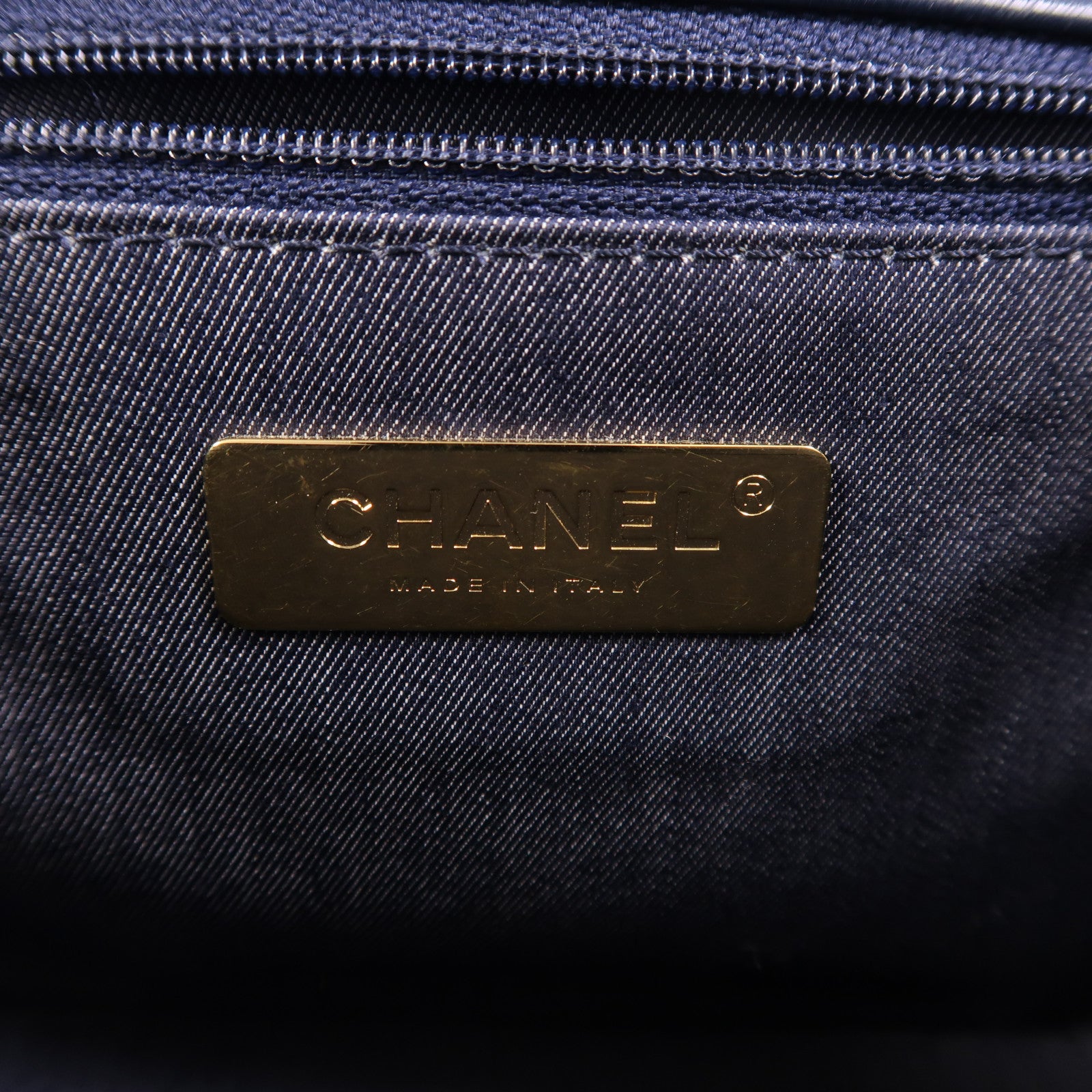 CHANEL 羊皮皮革CC Mania Flap Bag金扣鏈帶肩背袋