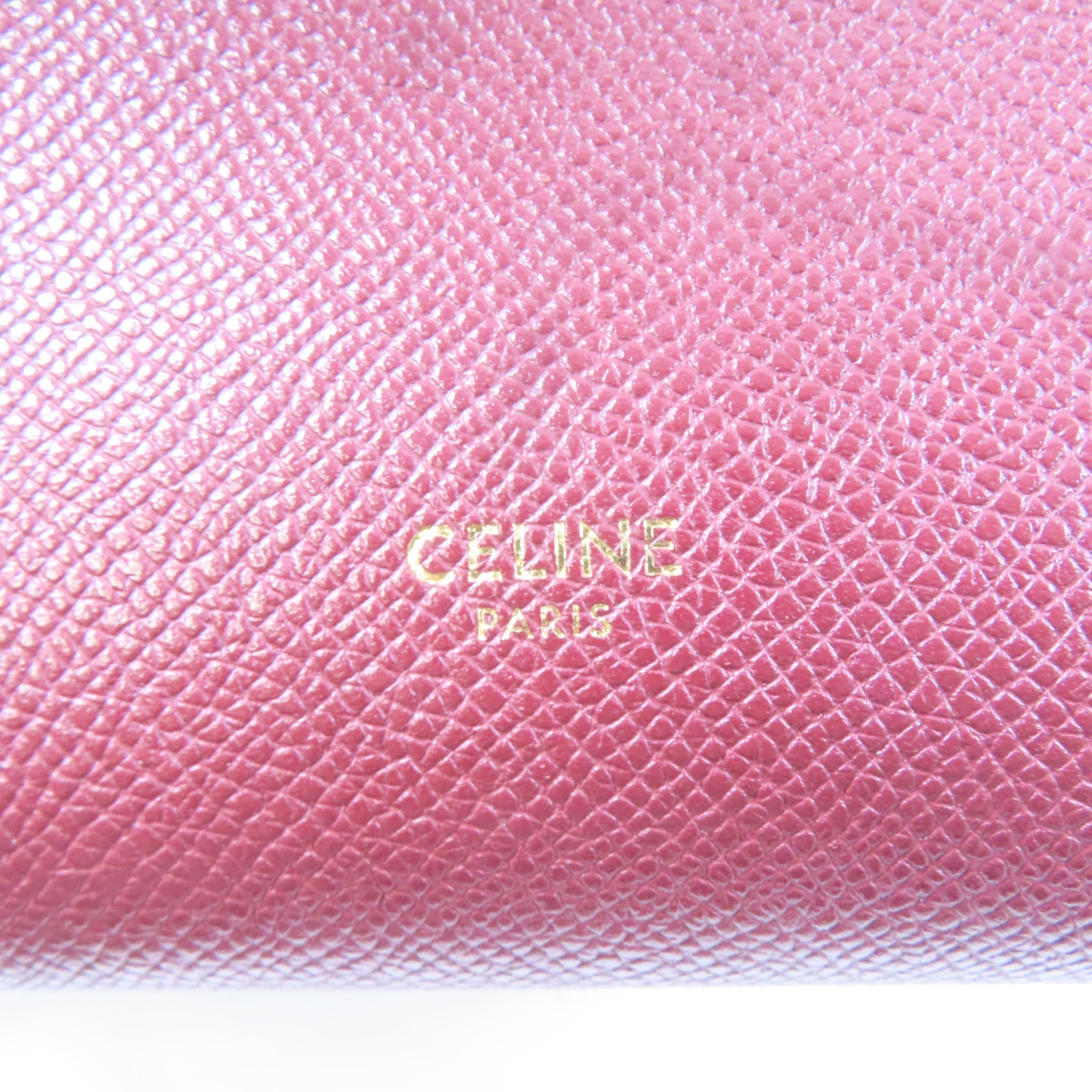 CELINE 牛皮皮革Belt Bag金扣手挽肩背兩用袋紅色