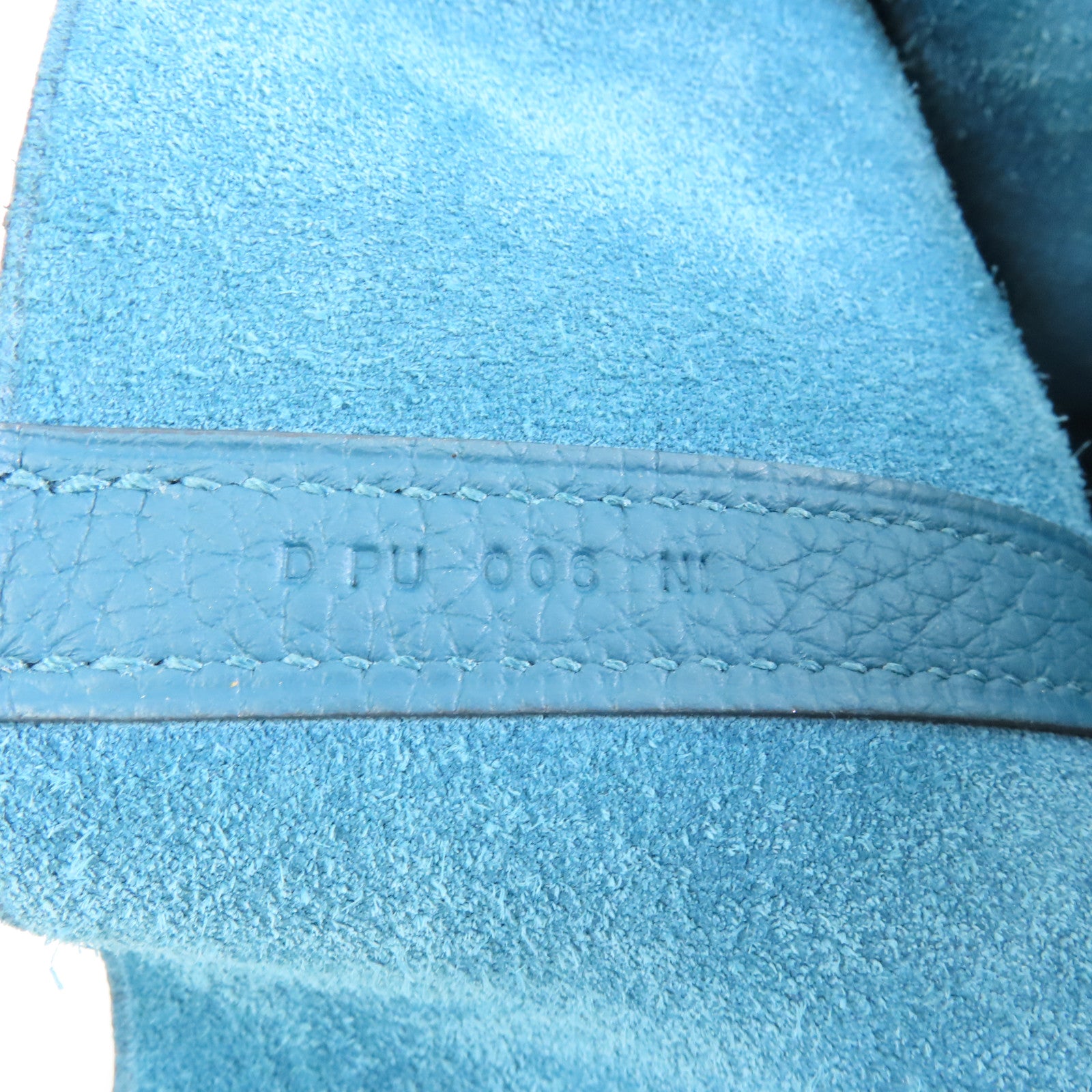 HERMES Clemence皮革Picotin MM Tote Bag銀扣手挽袋Bleu Paon/孔雀藍色