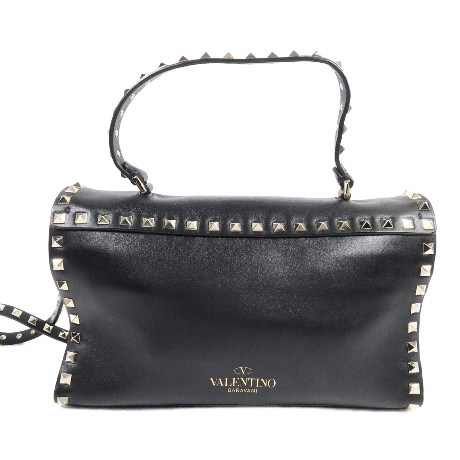 Valentino 牛皮皮革Rockstud手挽肩背兩用袋