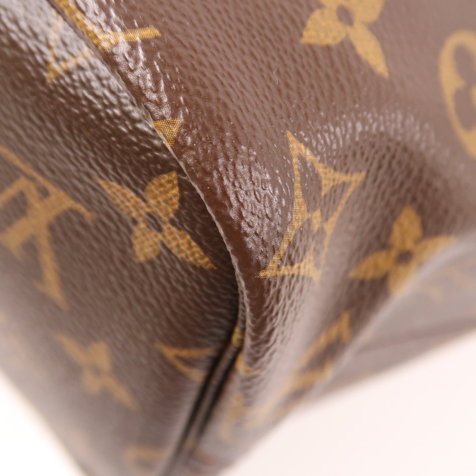 LOUIS VUITTON Monogram Macassar World Tour Neverfull MM金扣手挽袋