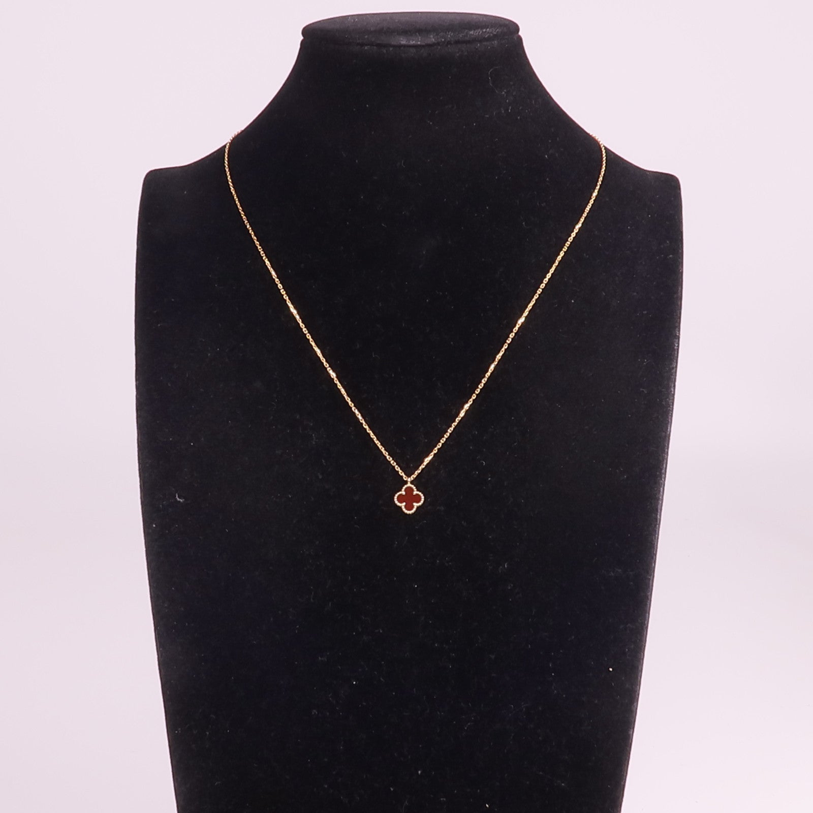 Van Cleef & Arpels 18K玫瑰金Sweet Alhambra項鍊