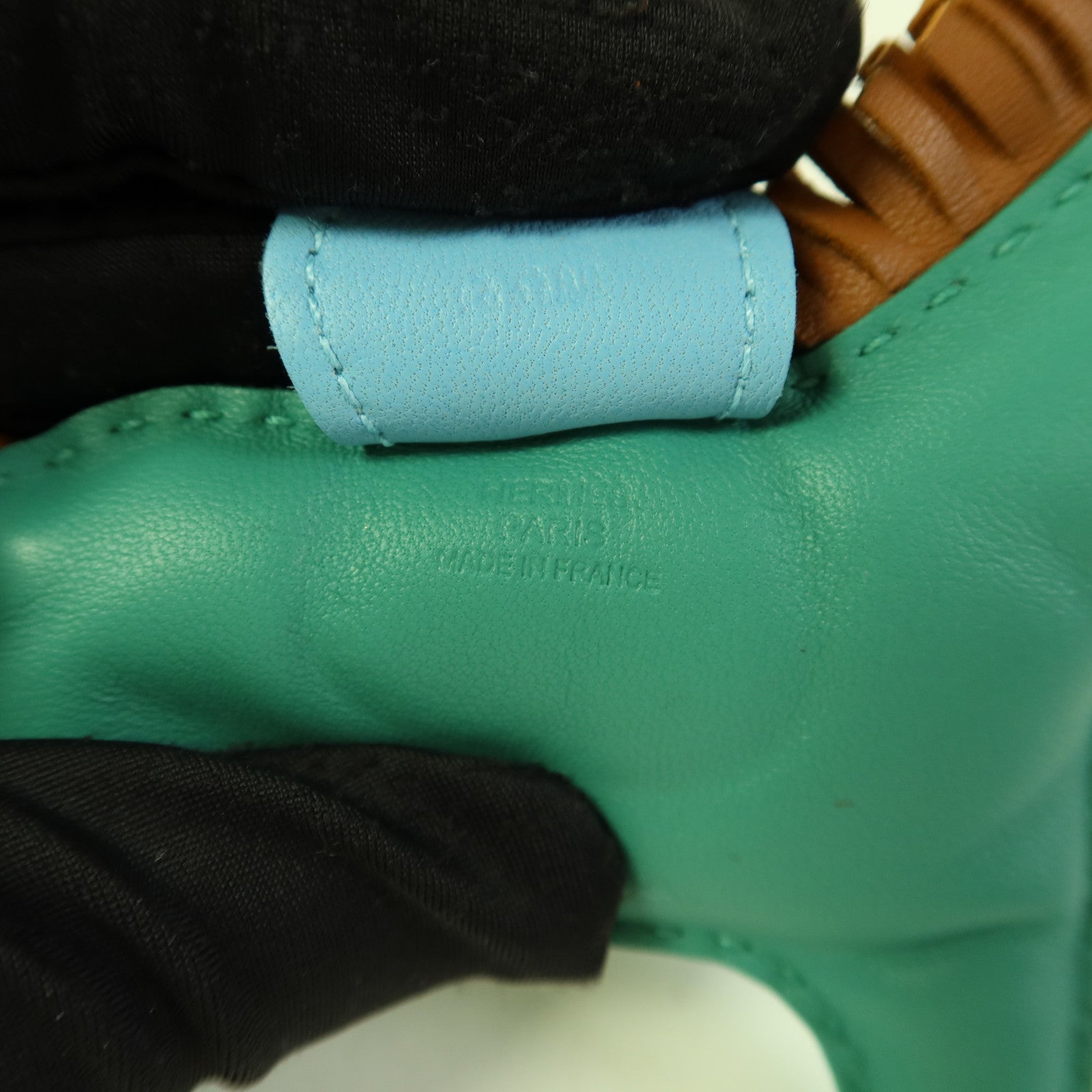 HERMES Milo皮革Rodeo MM掛飾