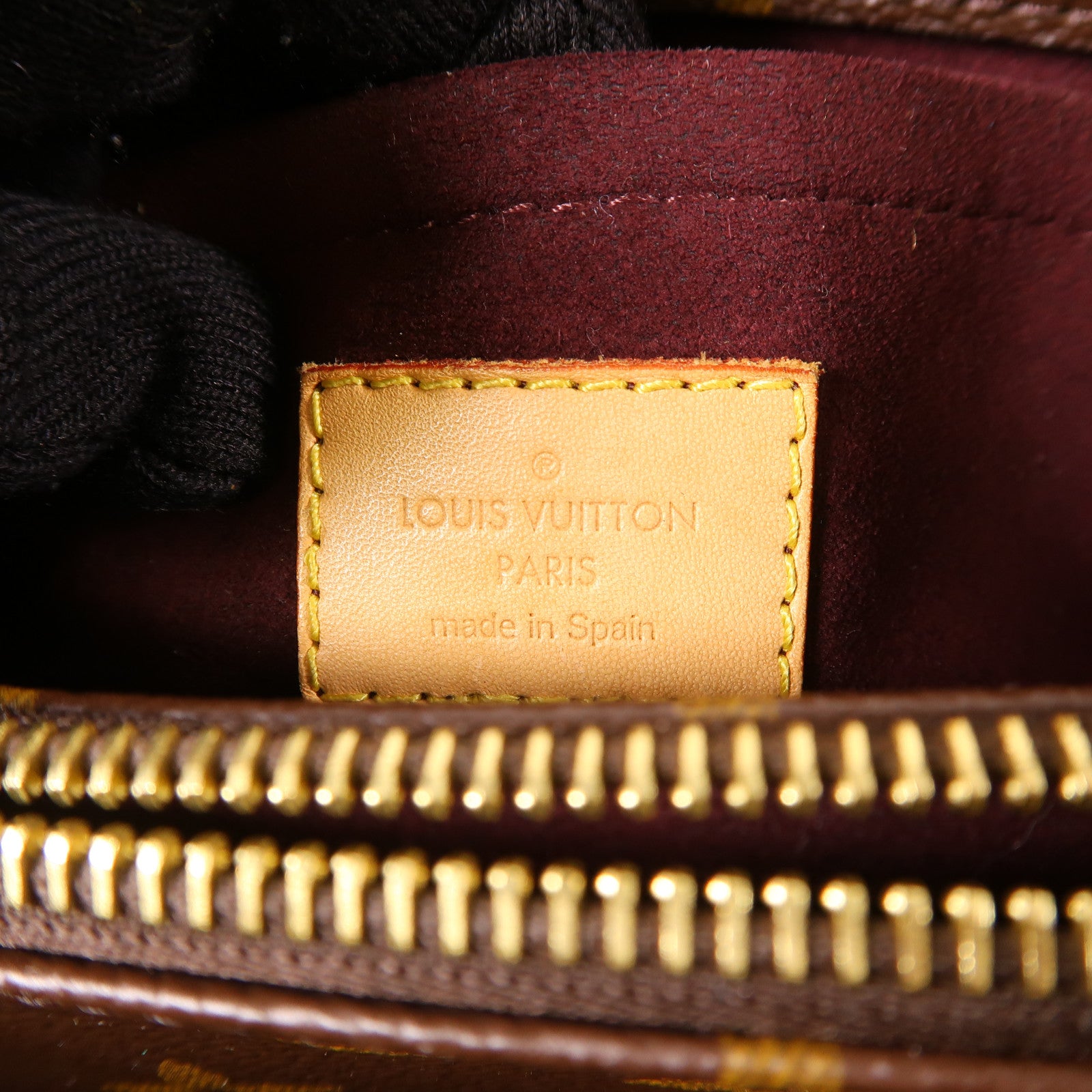 LOUIS VUITTON LV GHW Montaigne BB 2 Way Shoulder Bag M41055 Monogram Brown