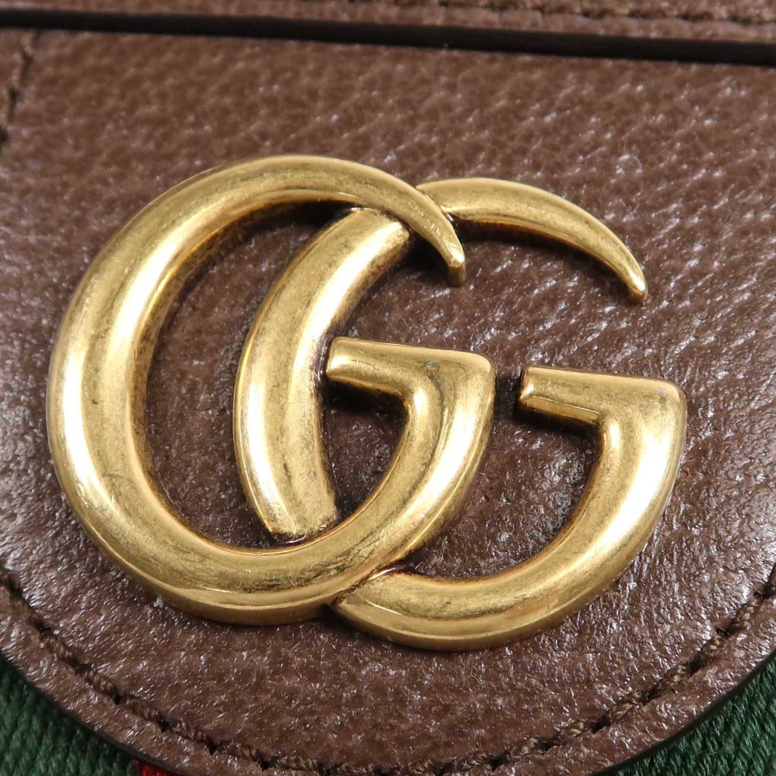 GUCCI 塗層帆布Ophidia Medium金扣肩背袋