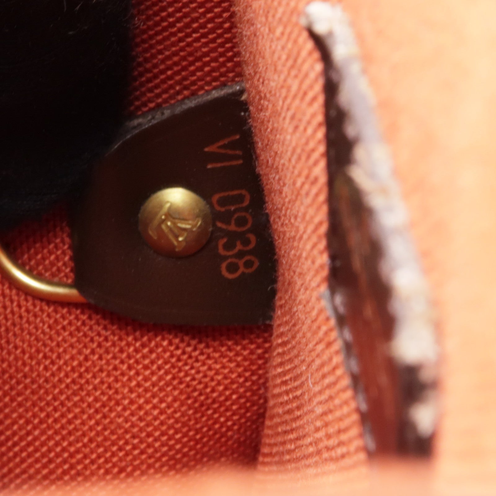 LOUIS VUITTON Damier Portobello金扣肩背袋棕色