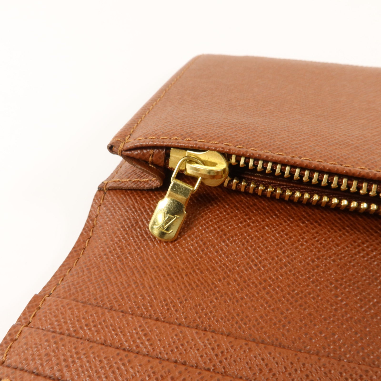 LOUIS VUITTON Monogram Brazza Wallet金扣長錢包