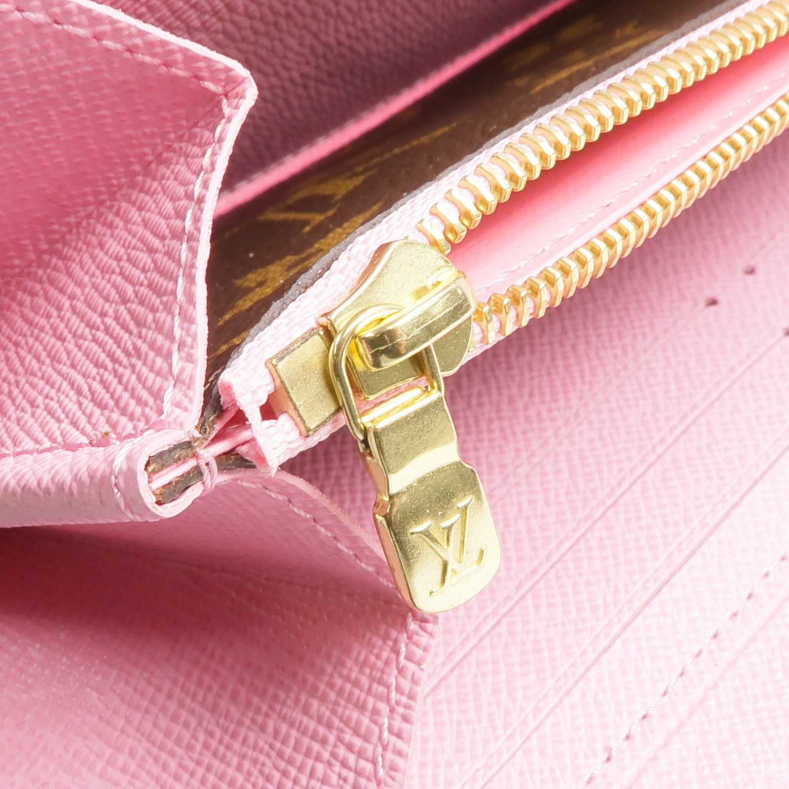 LOUIS VUITTON Monogram Animation Alpine Zippy Wallett金扣長錢包