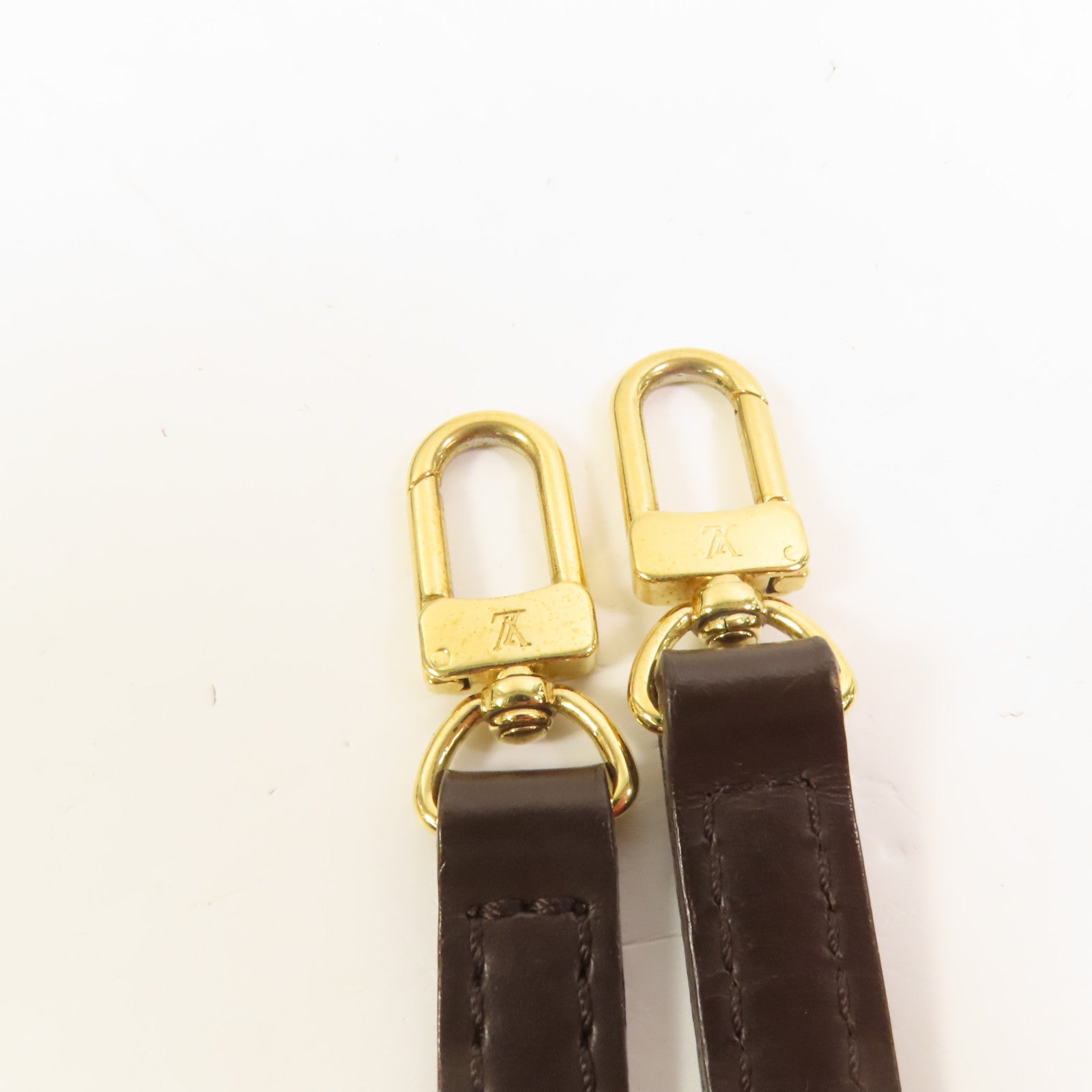 LOUIS VUITTON Damier Eva金扣手挽肩背兩用袋棕色