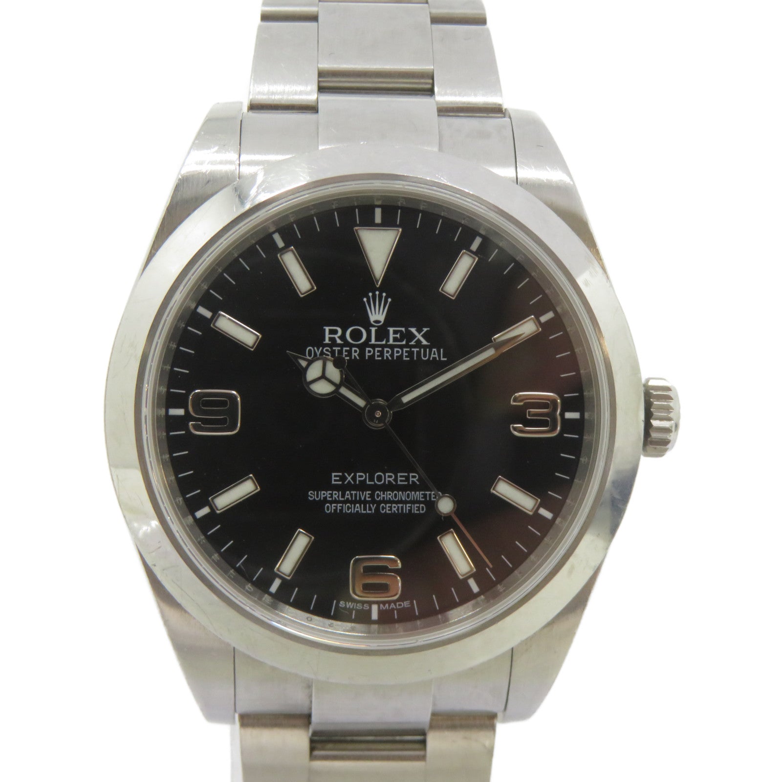 ROLEX ExplorerⅠ不鏽鋼手錶自動機芯黑色