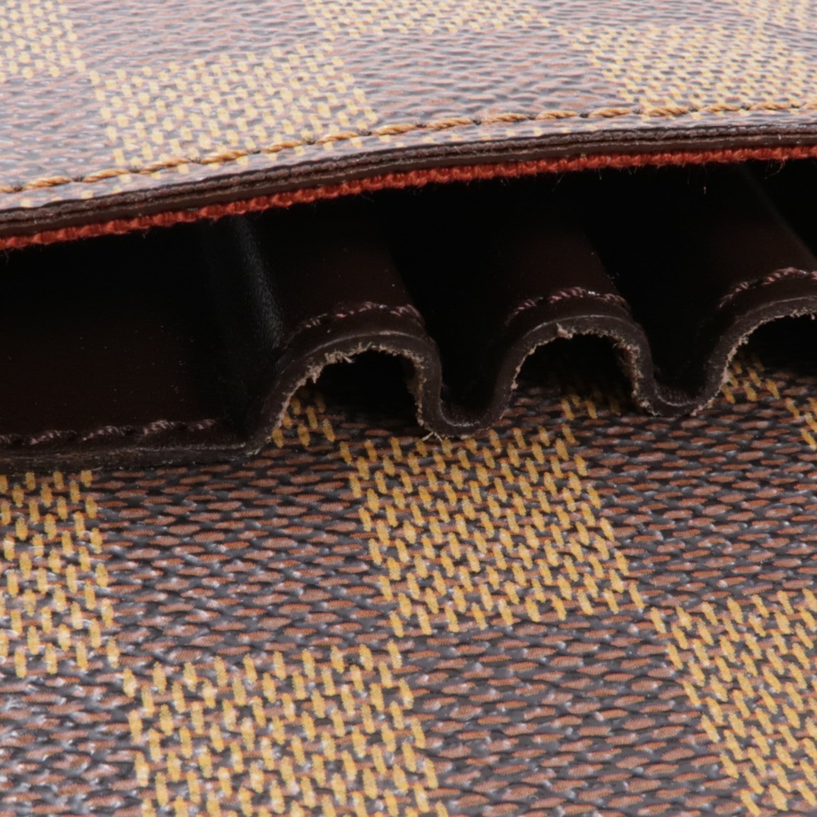 LOUIS VUITTON Damier Portobello金扣肩背袋棕色