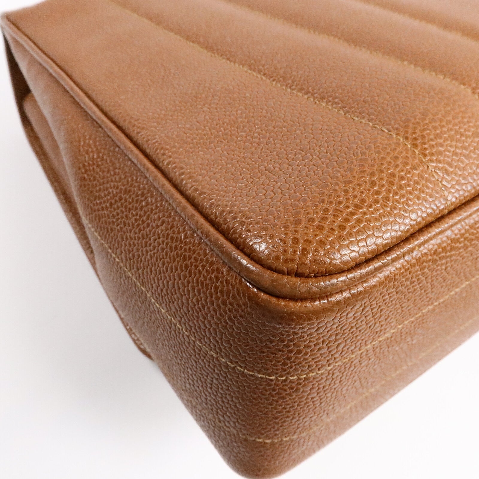 CHANEL 牛皮皮革Vintage Jumbo CC Madermoiselle手挽袋