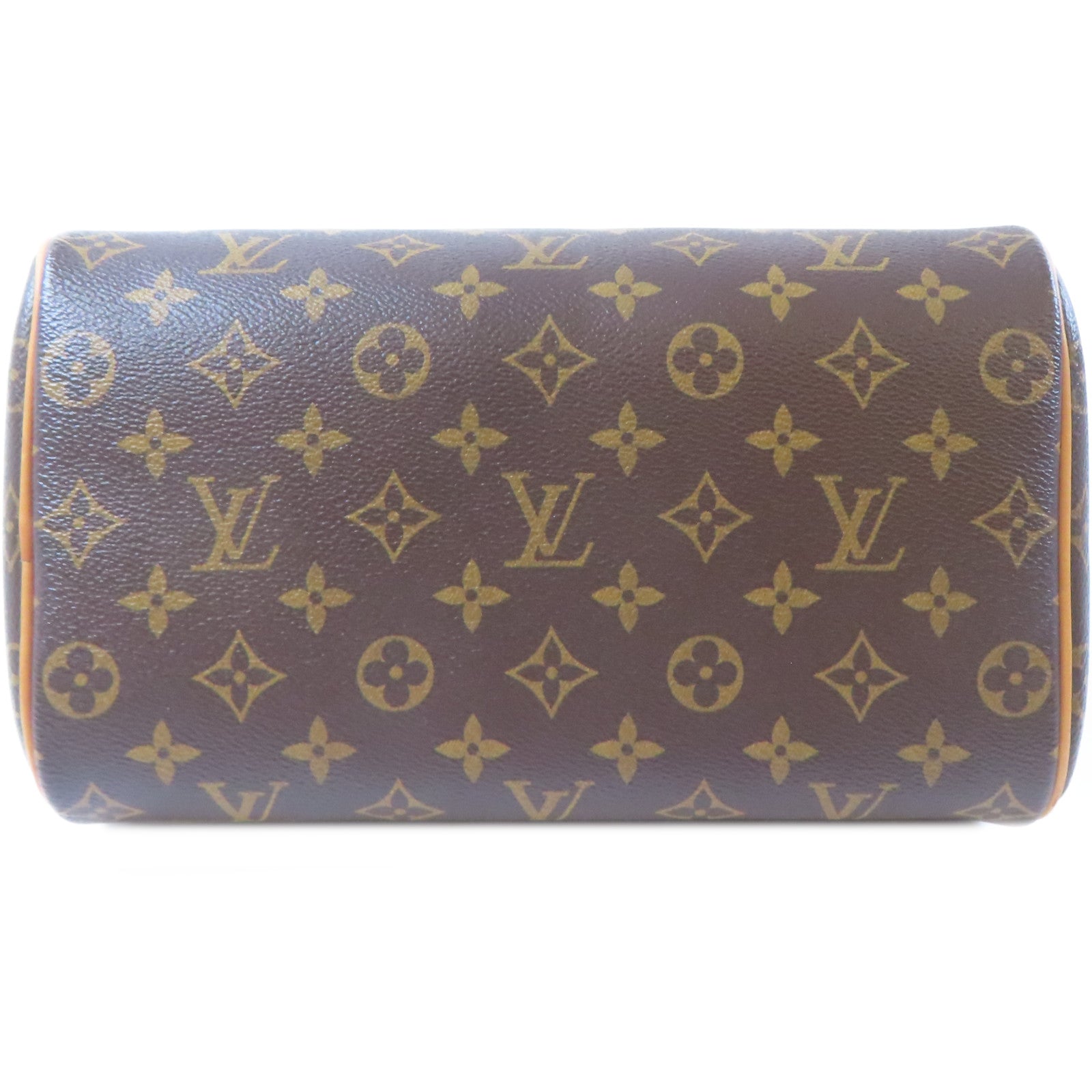 LOUIS VUITTON Monogram Dopp金扣手拿包啡色