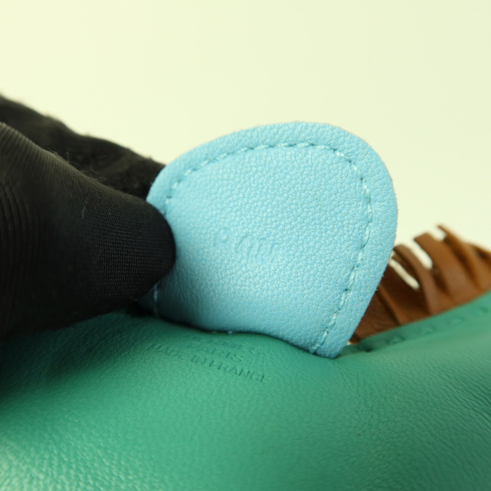 HERMES Milo皮革Rodeo MM掛飾