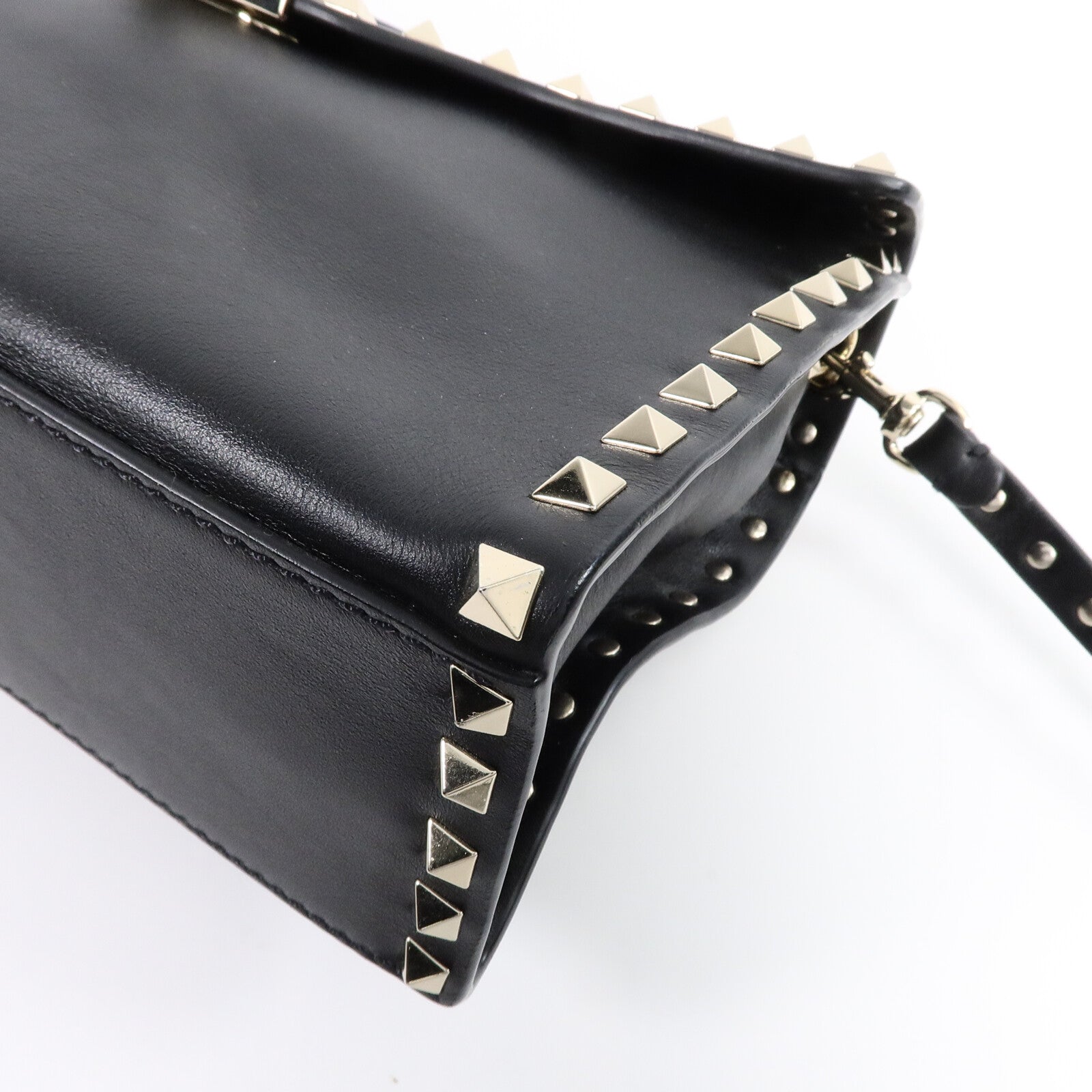 Valentino 牛皮皮革Rockstud手挽肩背兩用袋