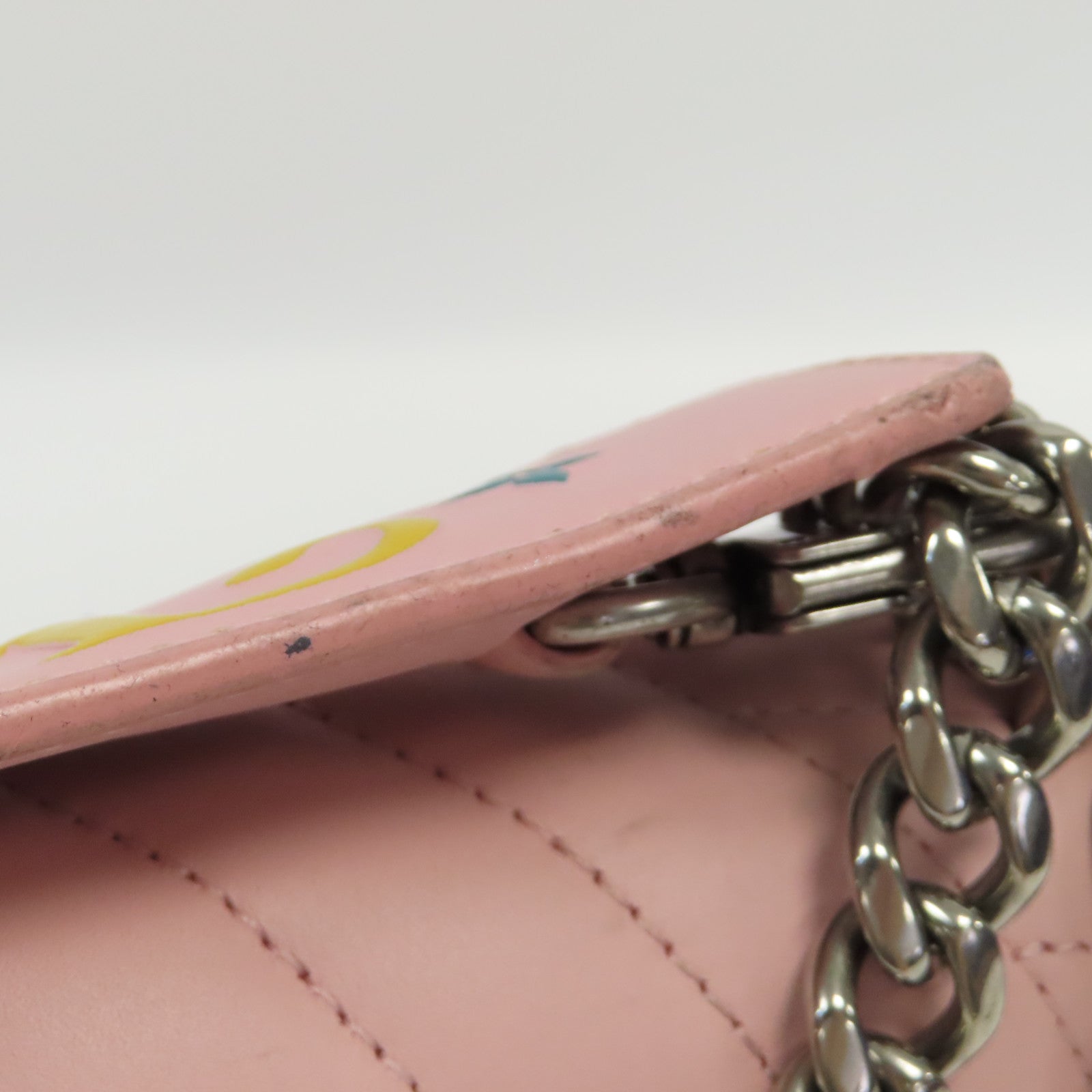 LOUIS VUITTON 【激減優惠】牛皮皮革New Wave MM銀扣手挽肩背兩用袋粉紅色