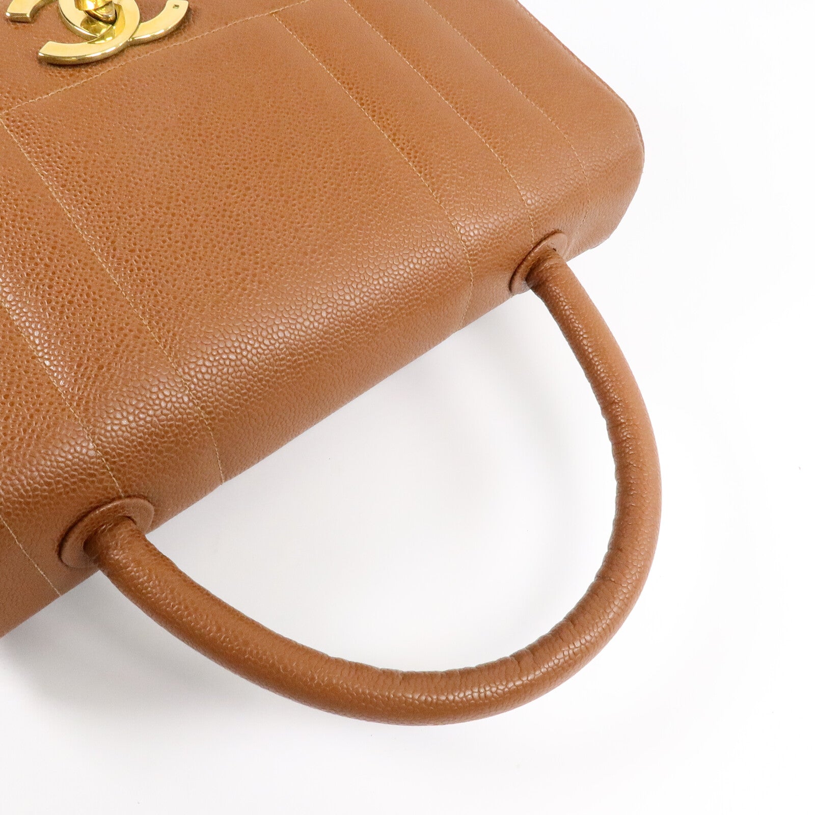 CHANEL 牛皮皮革Vintage Jumbo CC Madermoiselle手挽袋