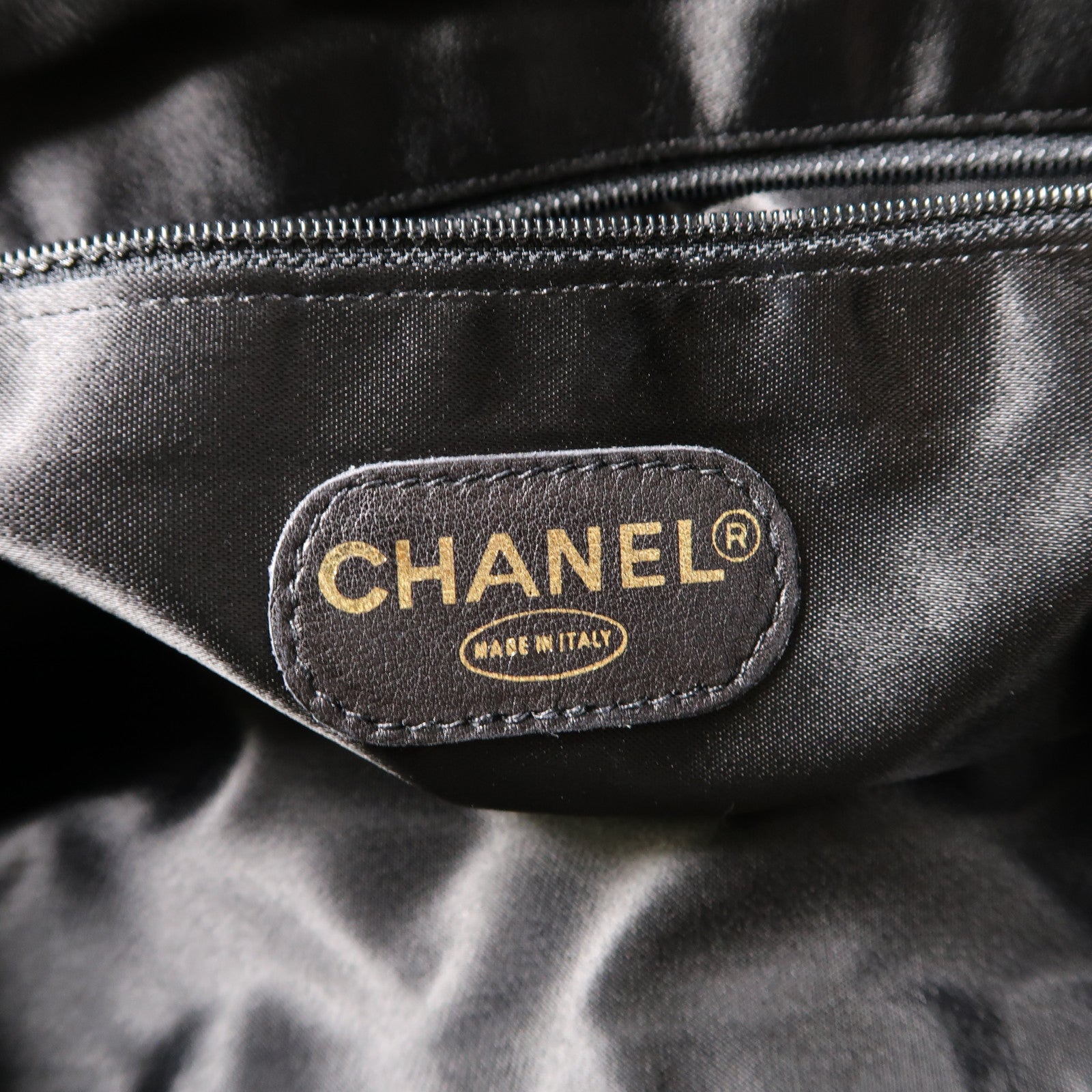 CHANEL 【激減優惠】羊皮皮革Vintage Tote Bag金扣手挽袋黑色
