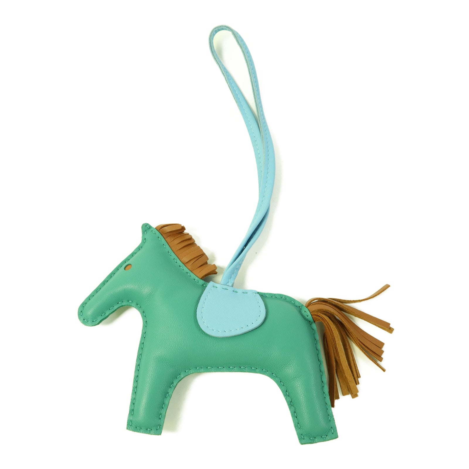 HERMES Milo皮革Rodeo MM掛飾