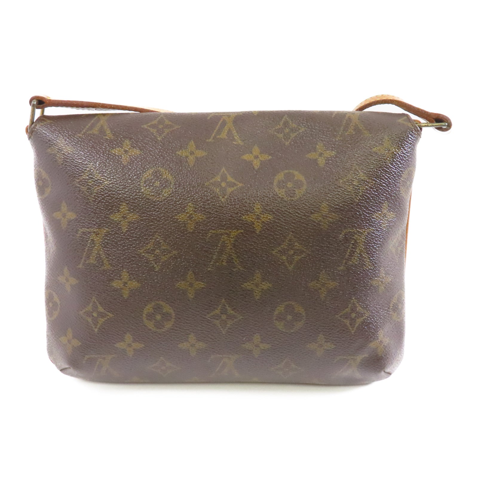 LOUIS VUITTON Monogram Musette Tango金扣肩背袋啡色