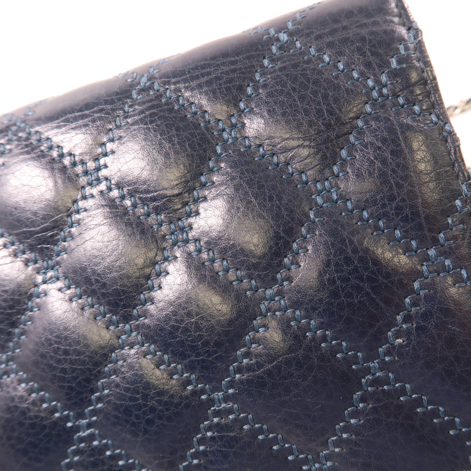 CHANEL 牛皮皮革WOC Wallet On Chain銀扣鏈帶肩背袋