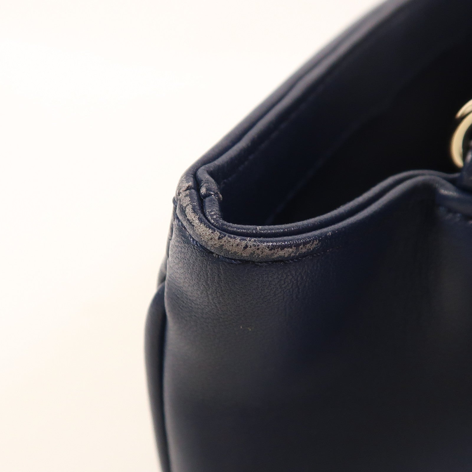 CHANEL 羊皮皮革CC Mania Flap Bag金扣鏈帶肩背袋