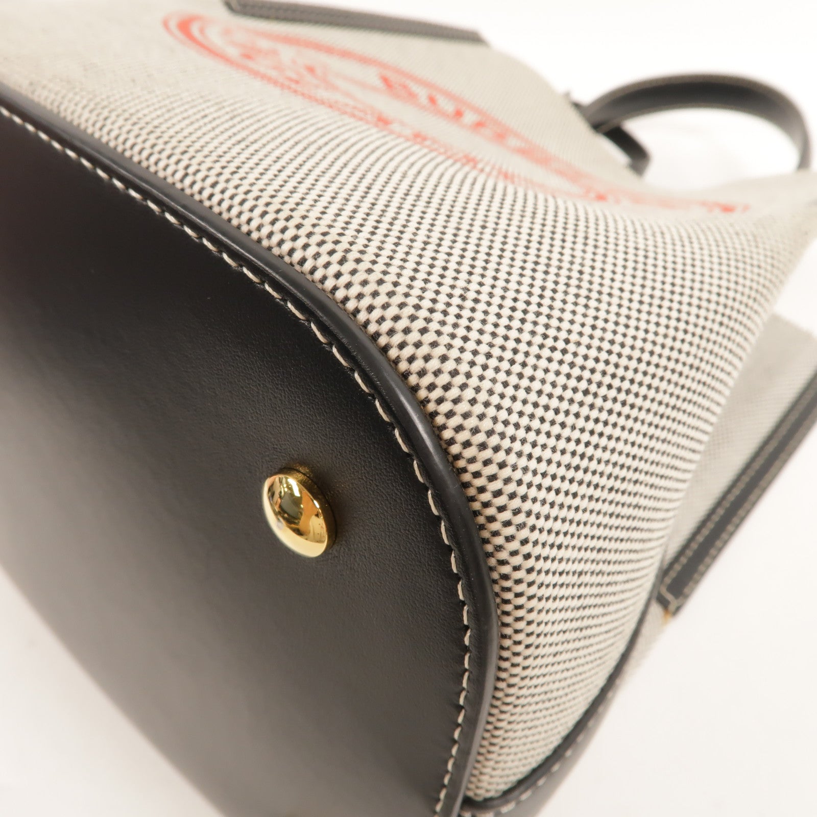 BURBERRY 帆布Small Peggy Bucket Bag手挽肩背兩用袋