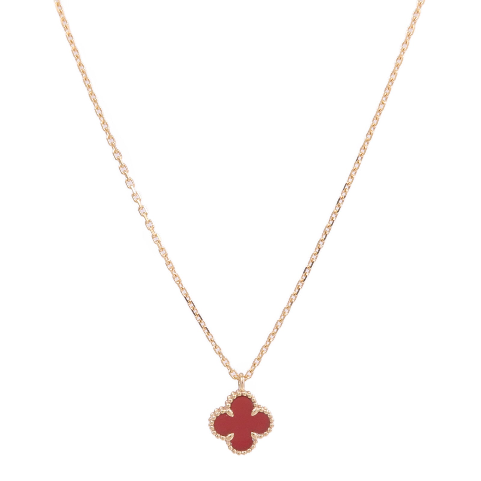 Van Cleef & Arpels 18K玫瑰金Sweet Alhambra項鍊