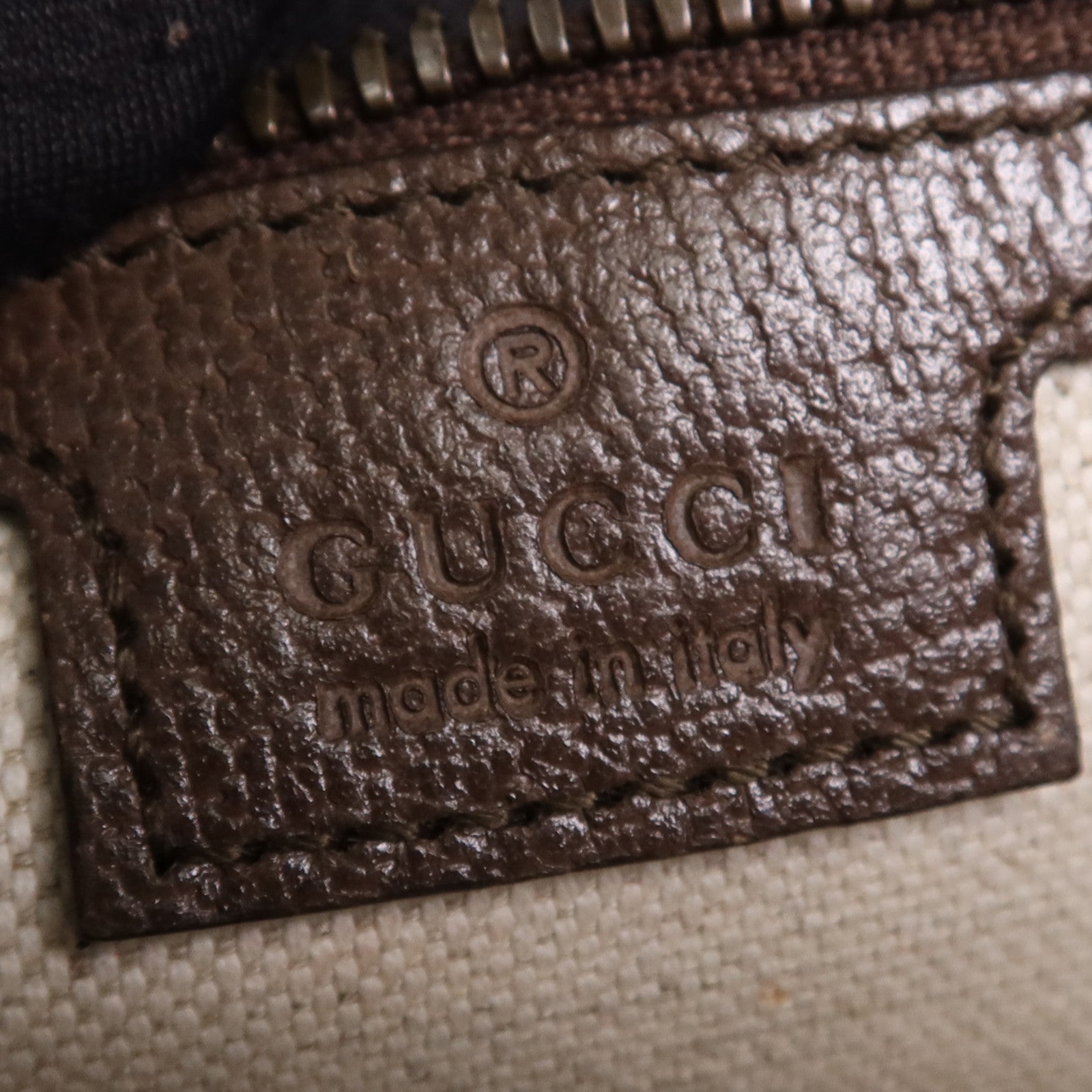 GUCCI 塗層帆布Ophidia Medium金扣肩背袋