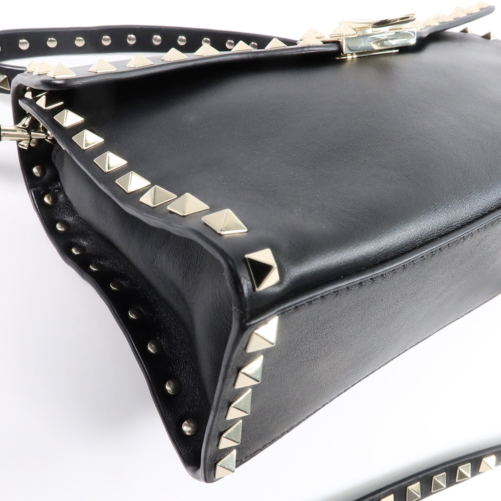 Valentino 牛皮皮革Rockstud手挽肩背兩用袋
