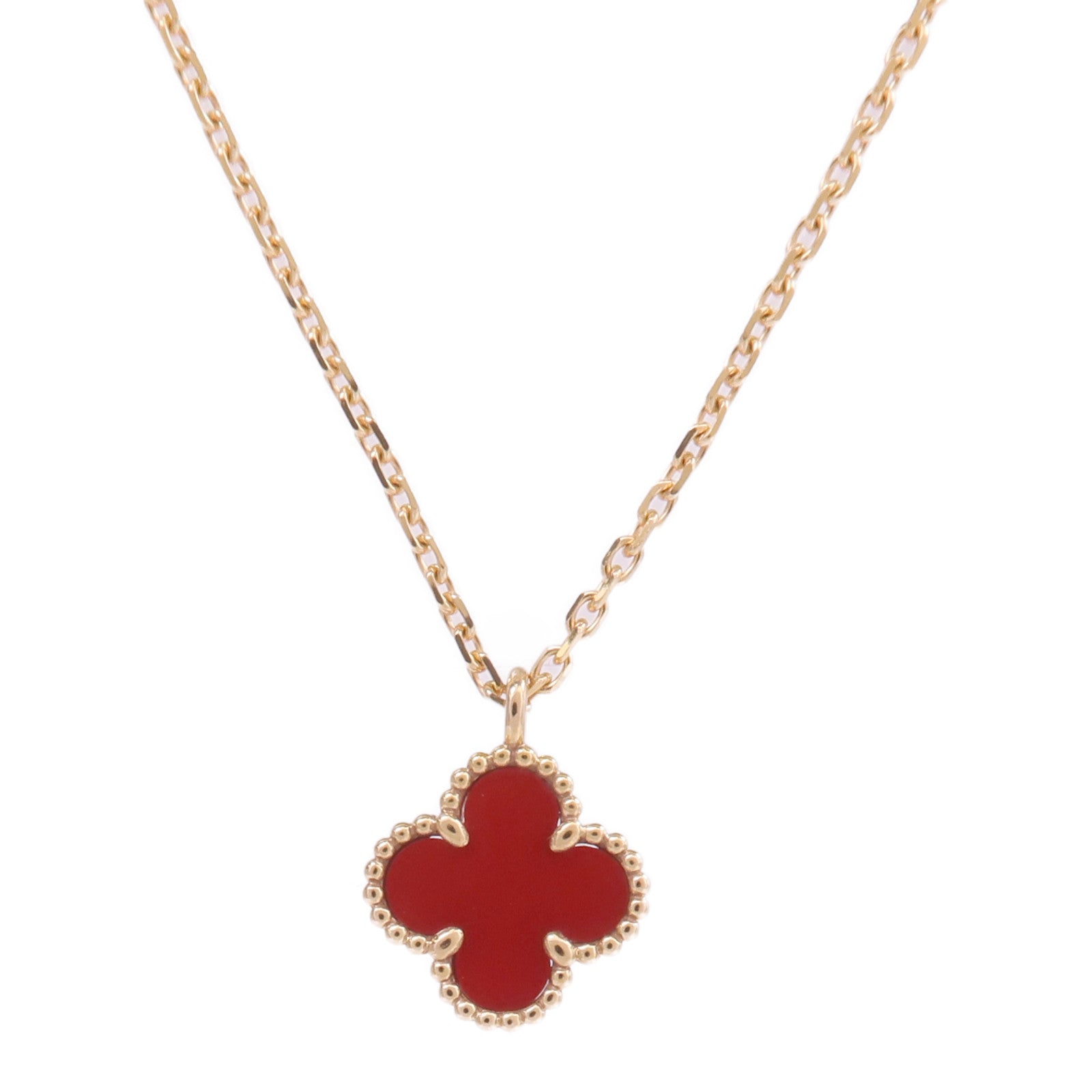 Van Cleef & Arpels 18K玫瑰金Sweet Alhambra項鍊