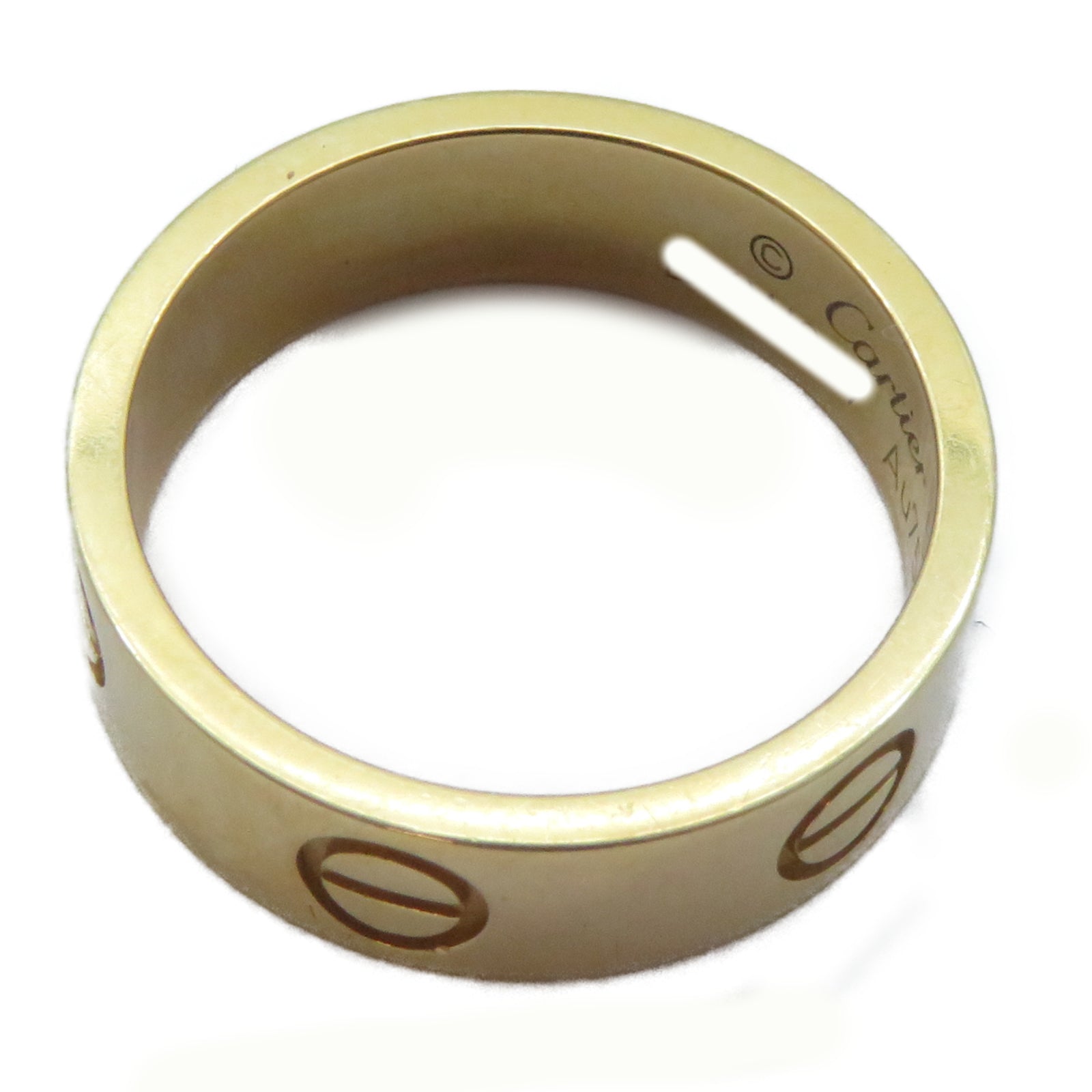 CARTIER 18K玫瑰金Love Ring戒指Cartier#52/US#6