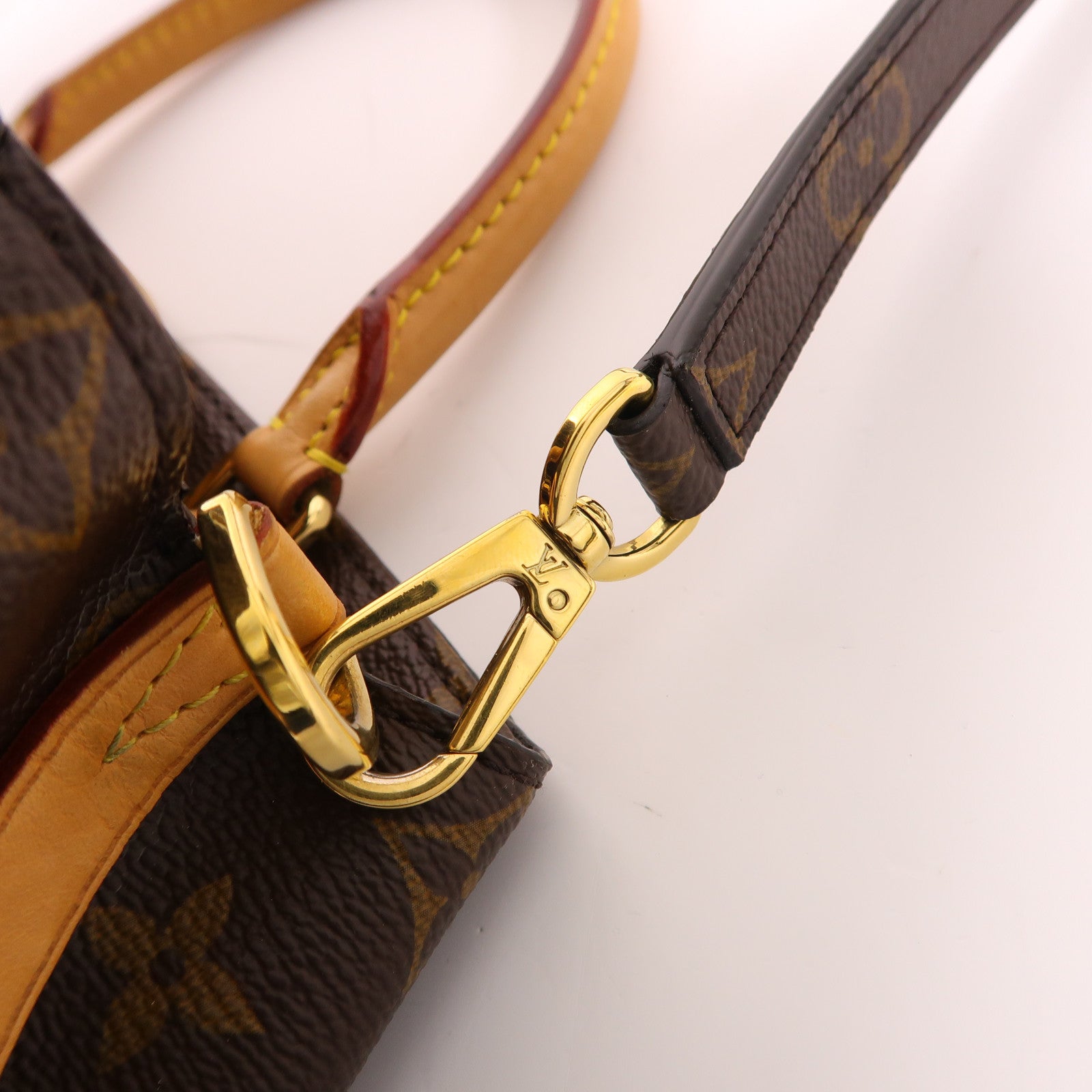 LOUIS VUITTON LV GHW Montaigne BB 2 Way Shoulder Bag M41055 Monogram Brown