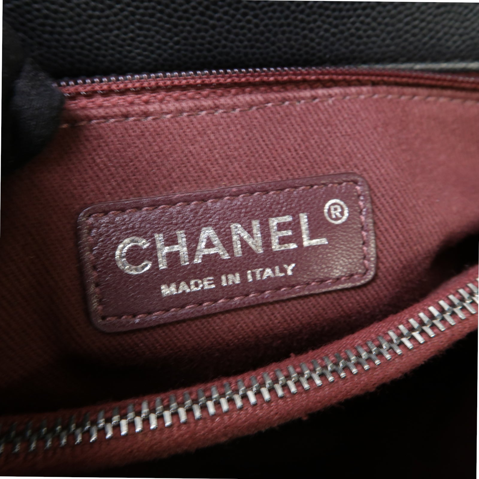 CHANEL 【激減優惠】菱格Caviar皮革Coco Handle銀扣手挽肩背兩用袋黒色