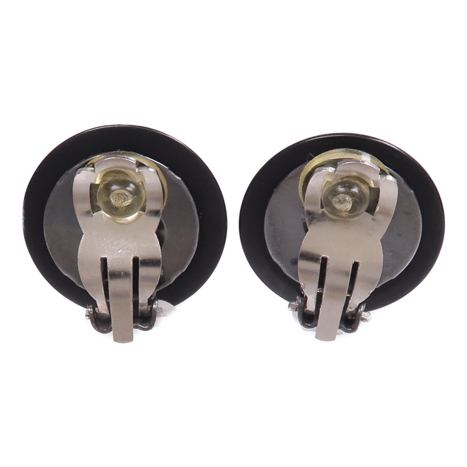 CHANEL 金屬/水晶Clip On Earrings耳環