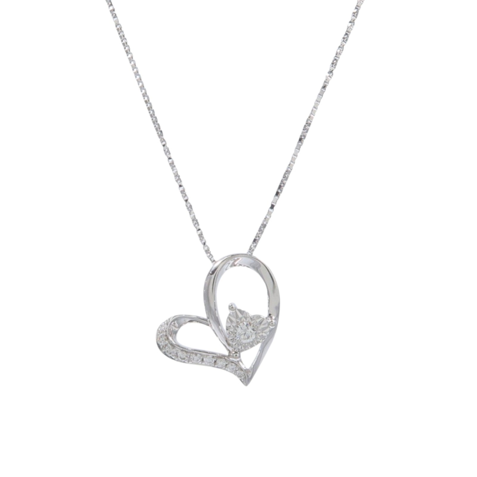 JEWELRY 18K白金Diamond Necklace鑽石項鍊